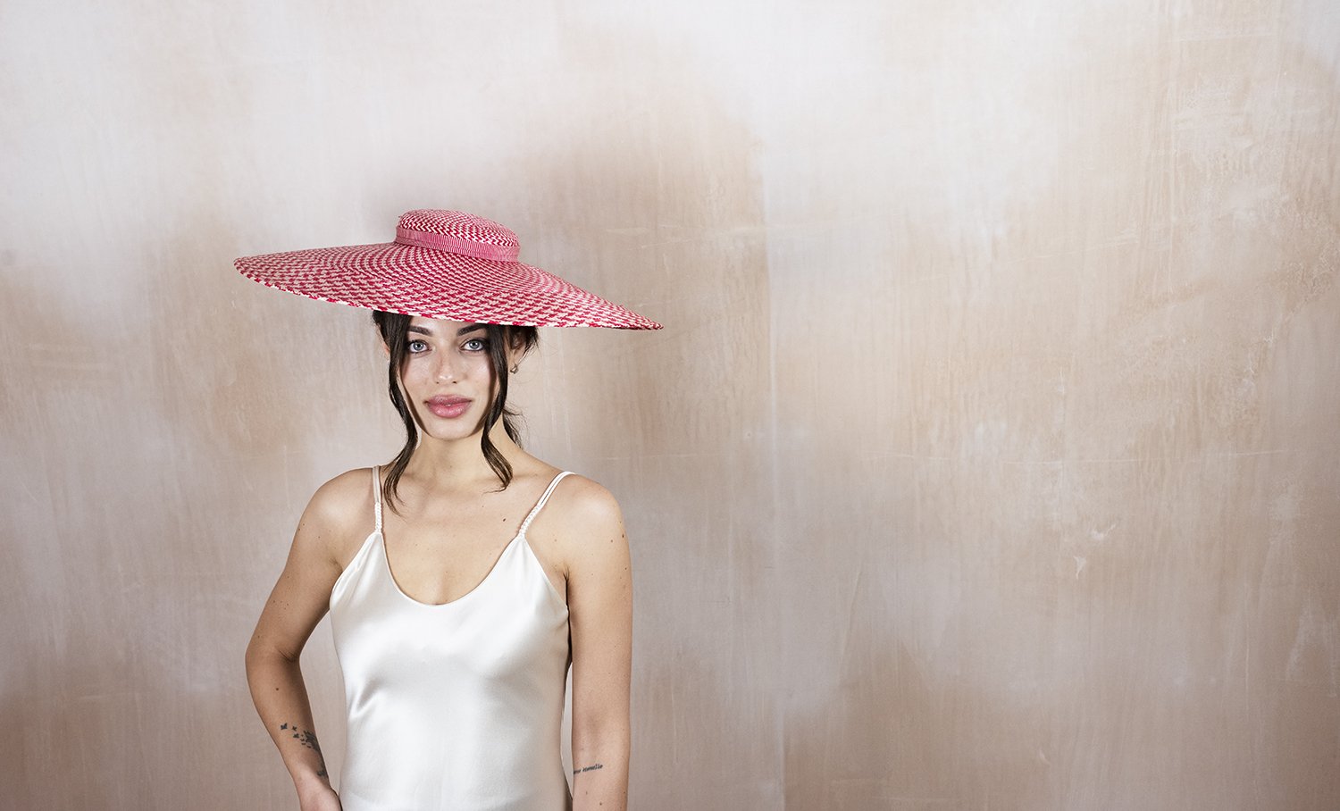 Rachel Skinner Millinery. Buntal straw hand woven in the Philippines, finished with a grosgrain ribbon. Beatrice.jpg