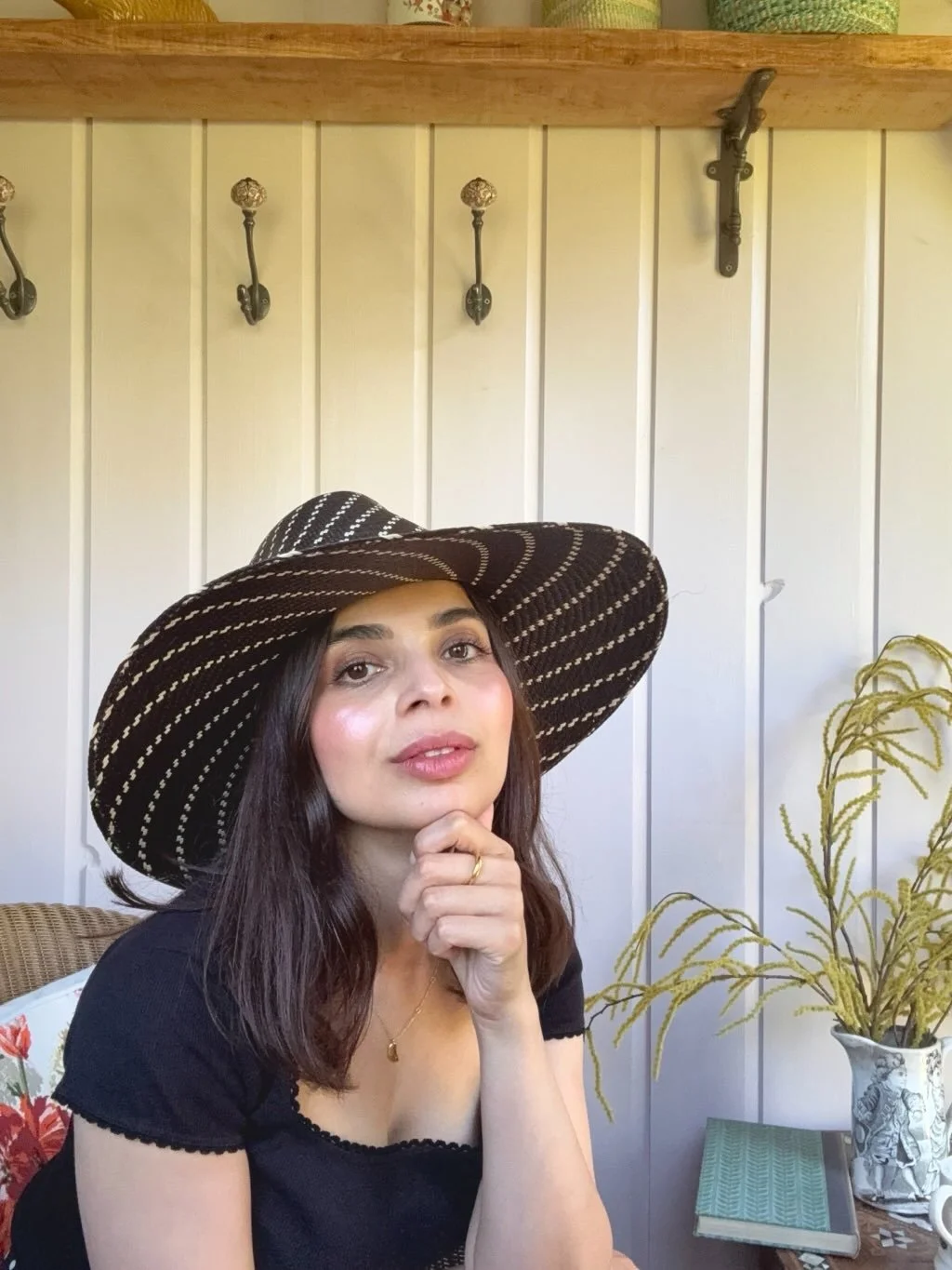 Luxury Panama style hat made in England for Wimbledon