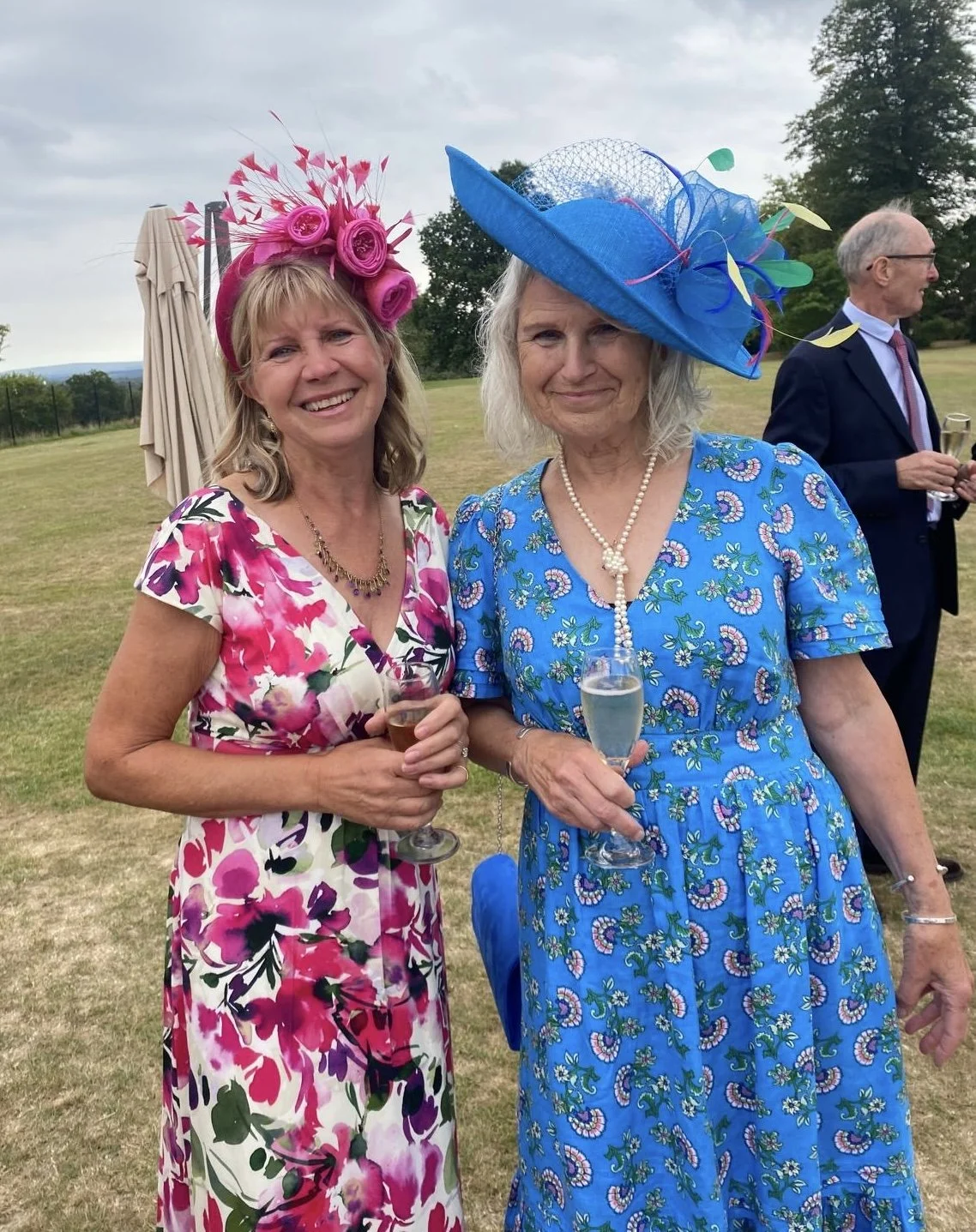 Elegant British couture hat for summer races UK