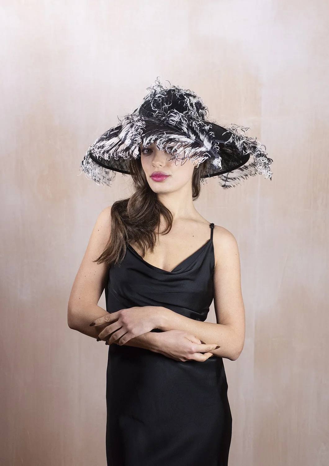 Formal British couture hat for Glyndebourne
