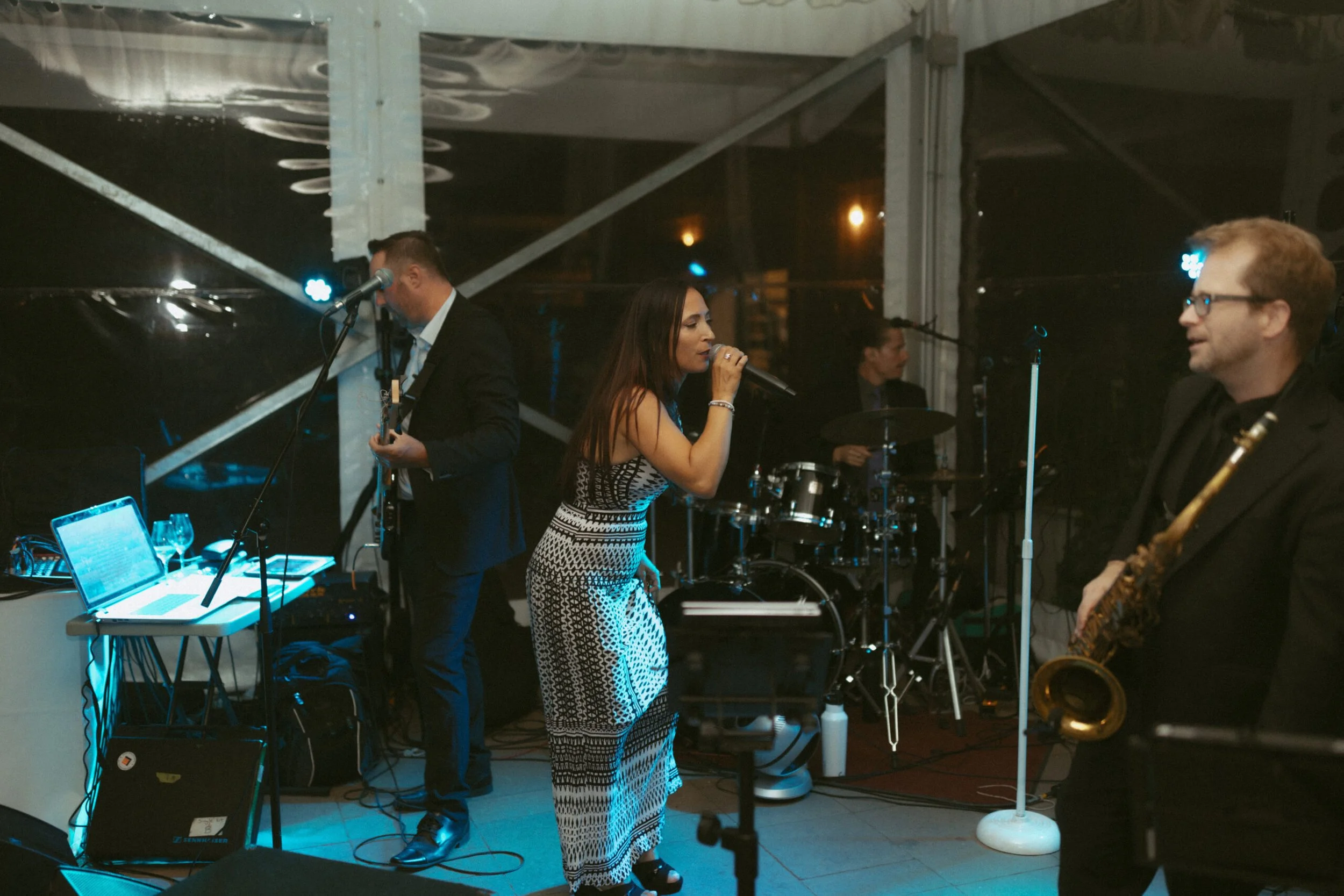 Live wedding entertainment and production coordinated for a Toronto wedding