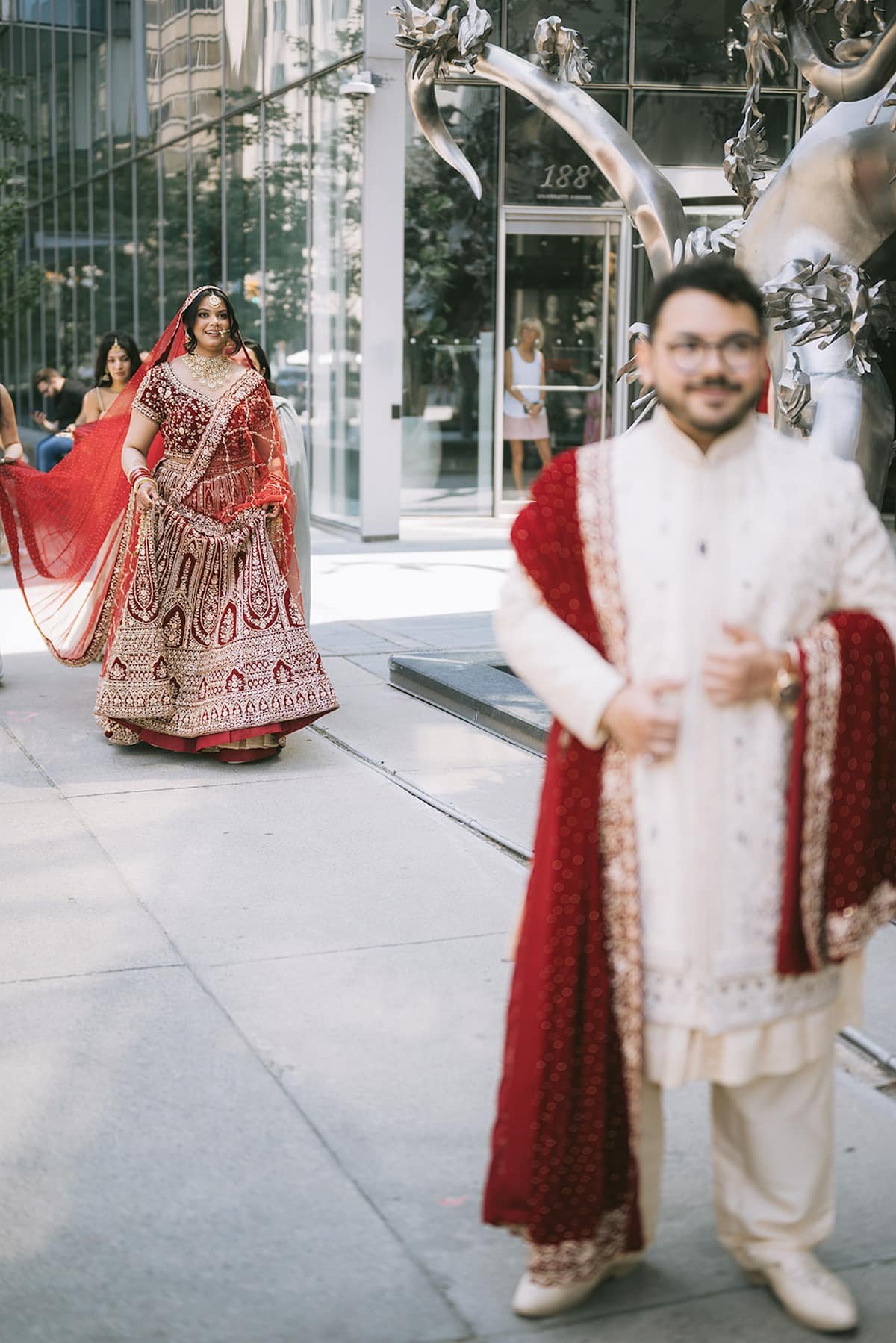 Multicultural fusion wedding planned by Events by Whim in Toronto at Ricarda's