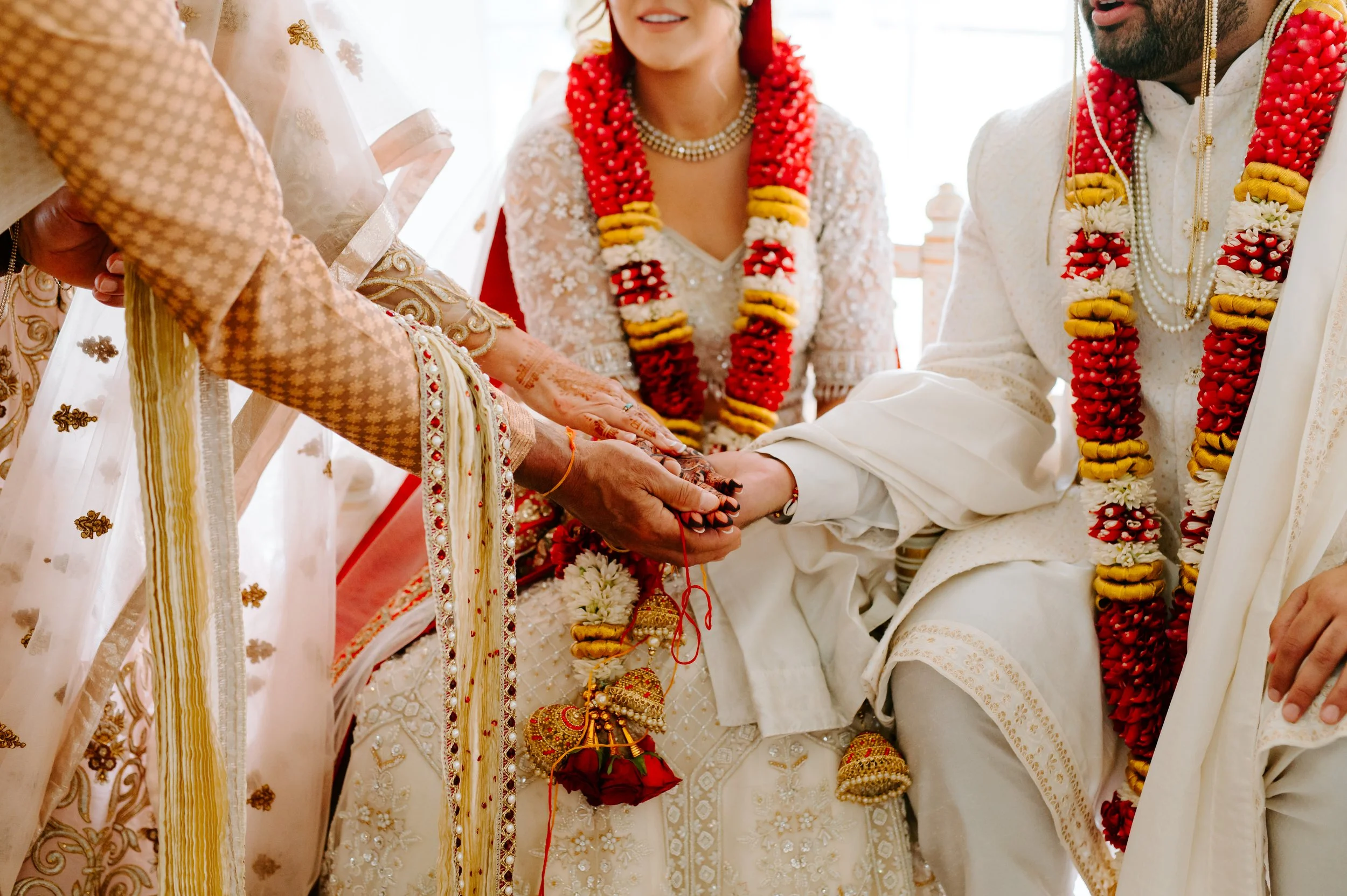 Luxury Hindu and Western fusion wedding planned and designed by Events by Whim.