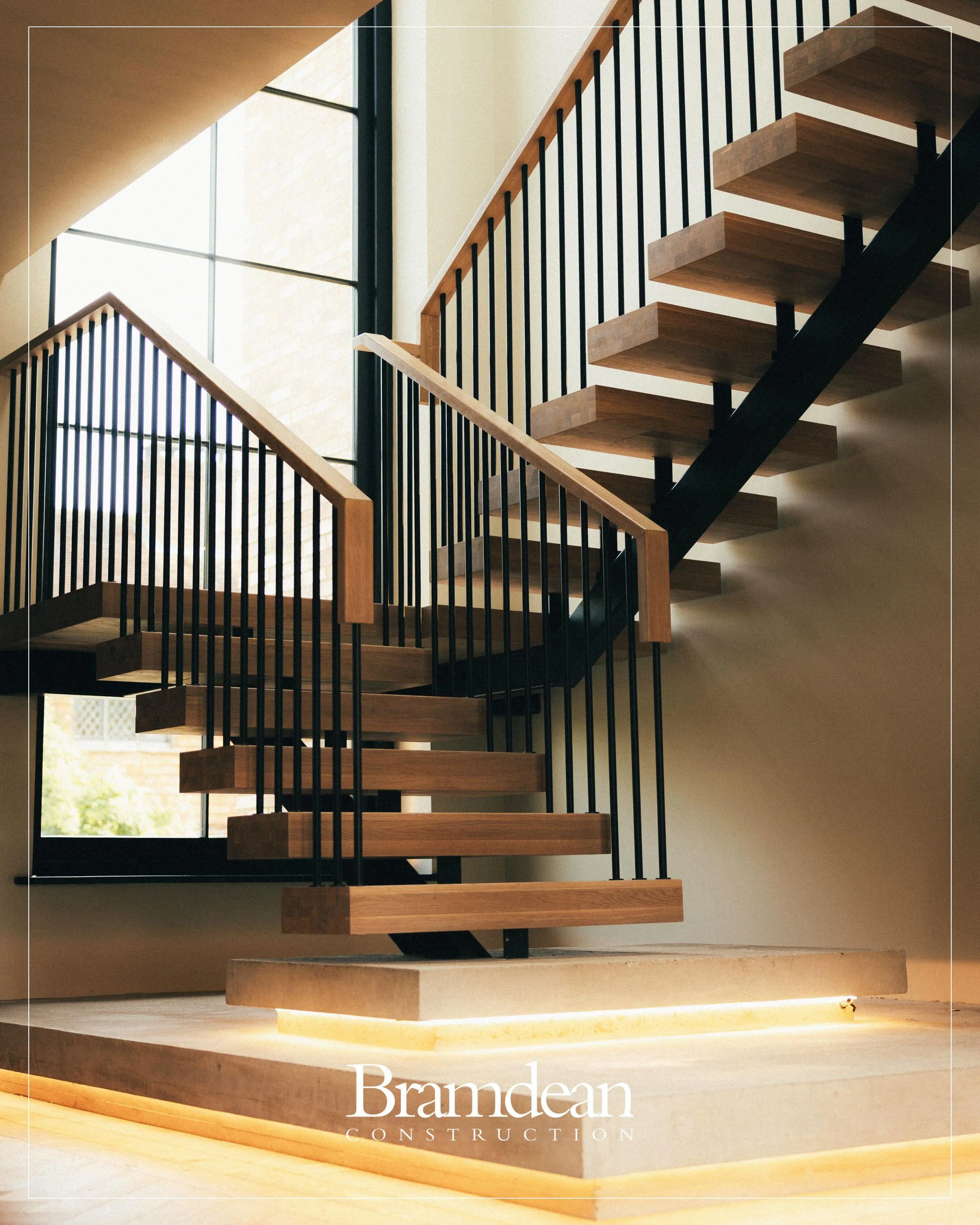 One of the most rewarding stages of a project for us and our clients is seeing a staircase installed.

Up until that point, our clients have often spent months looking at plans, structural steelwork, first-fix services and the countless construction 