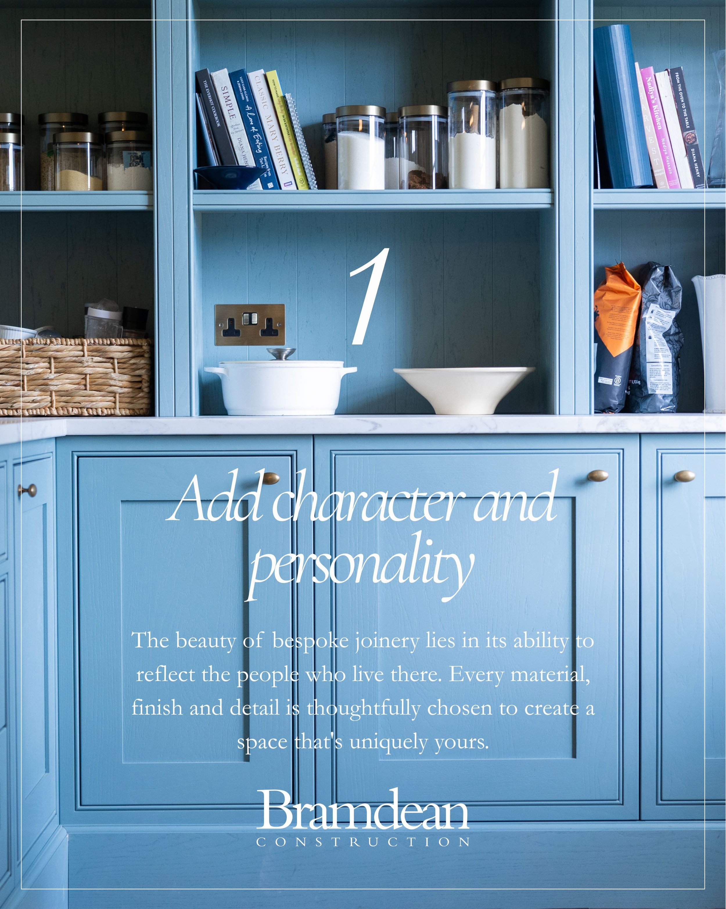 The best joinery is built to fit the way you live.

Every material, finish and detail is carefully considered to create spaces that feel effortless, timeless and uniquely personal.

Here are five reasons we believe bespoke joinery is one of the most 