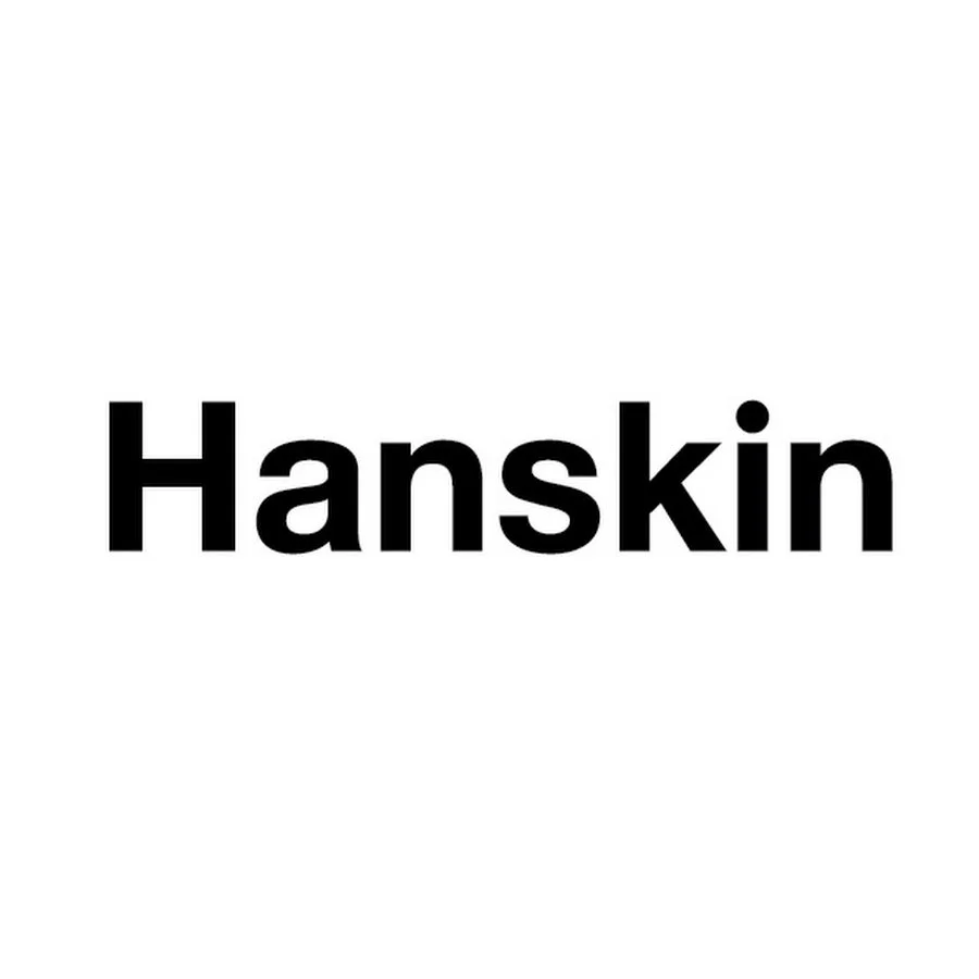 Black text on white background displaying the word 'Hanskin'.
