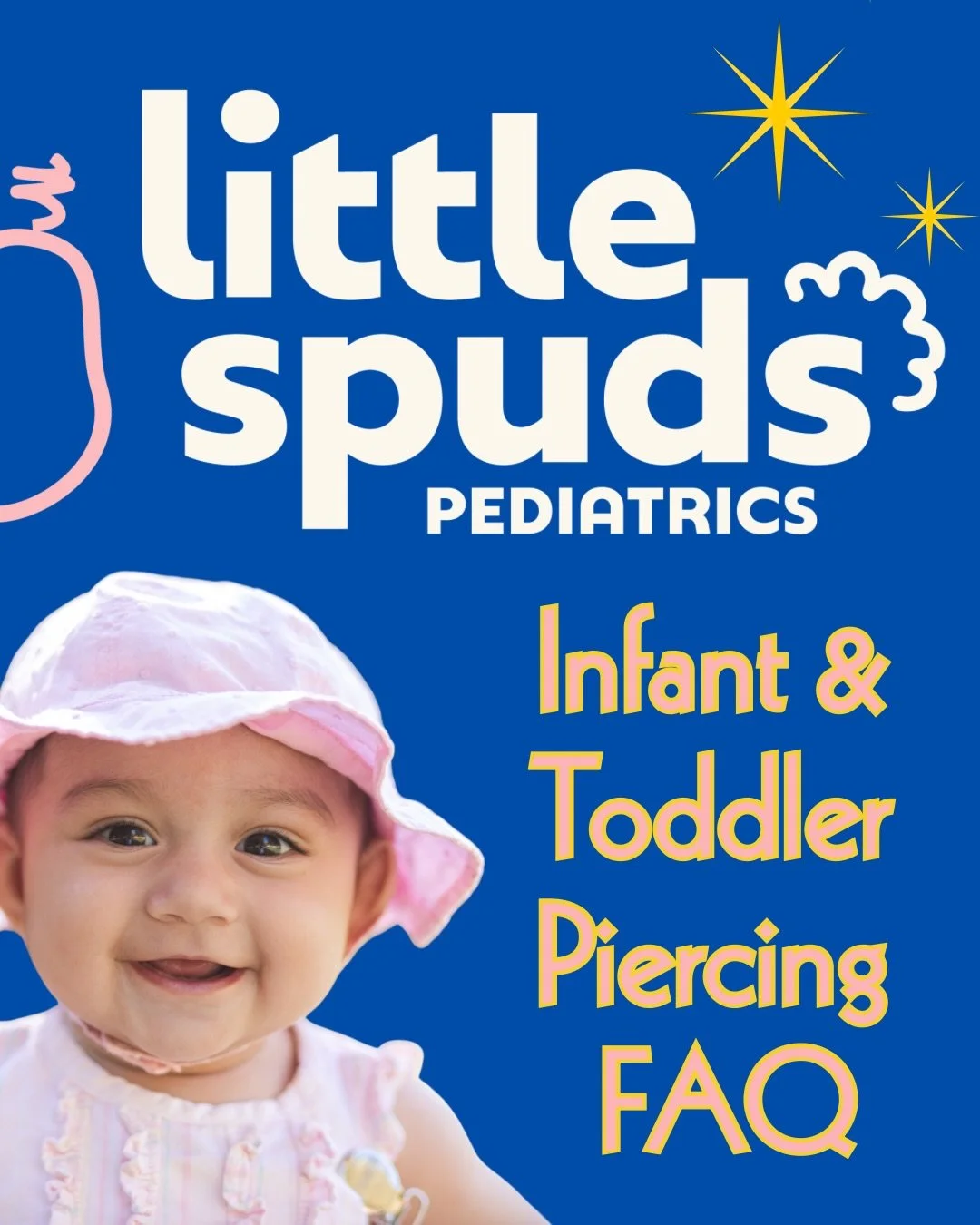 We feel so honored that families trust us with their child&rsquo;s care-including ear piercing! However, we encourage parents to wait, as piercing infants and very young children comes with risks that we feel can outweigh the benefits. We want kids t