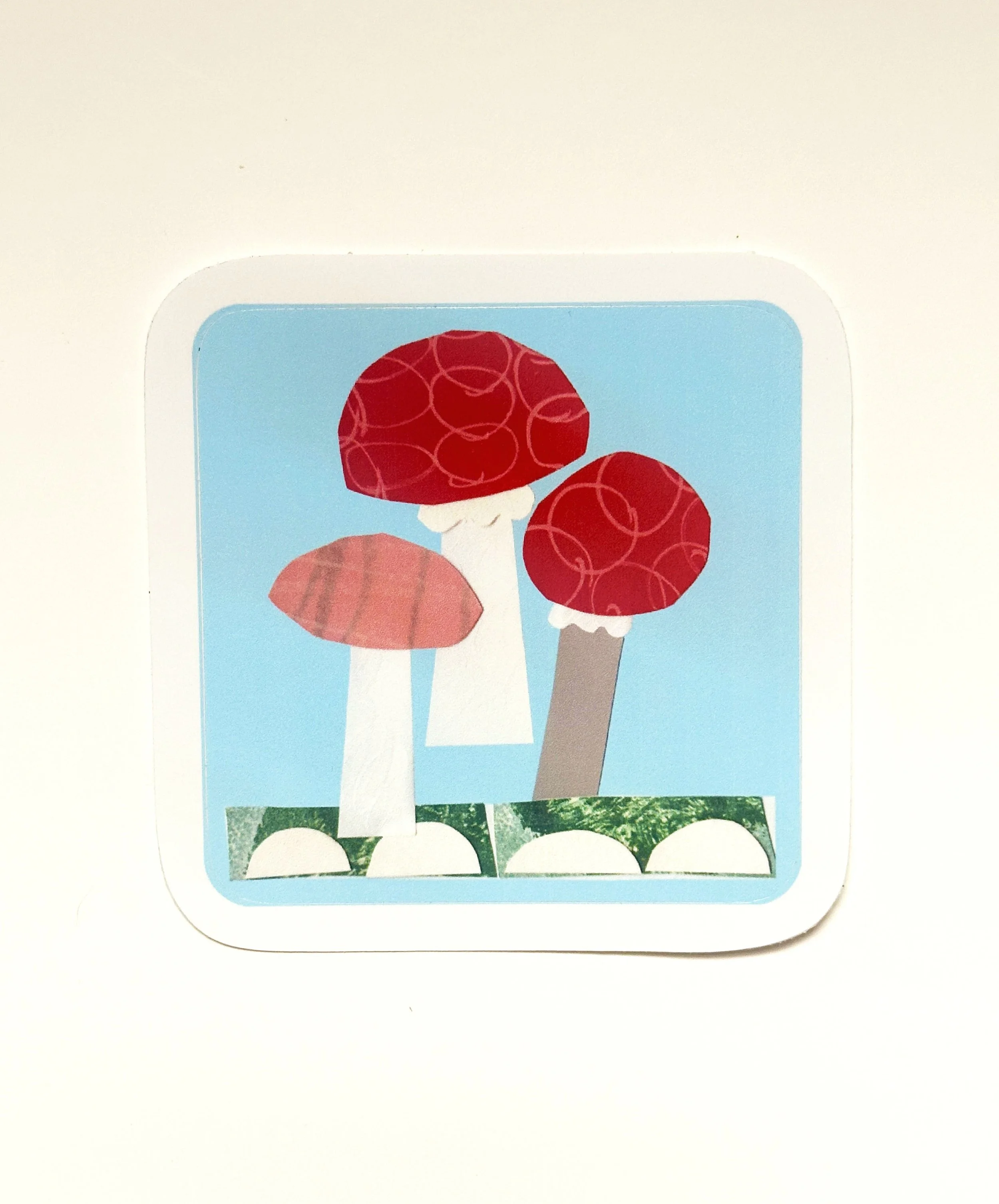 Red Mushroom Sticker