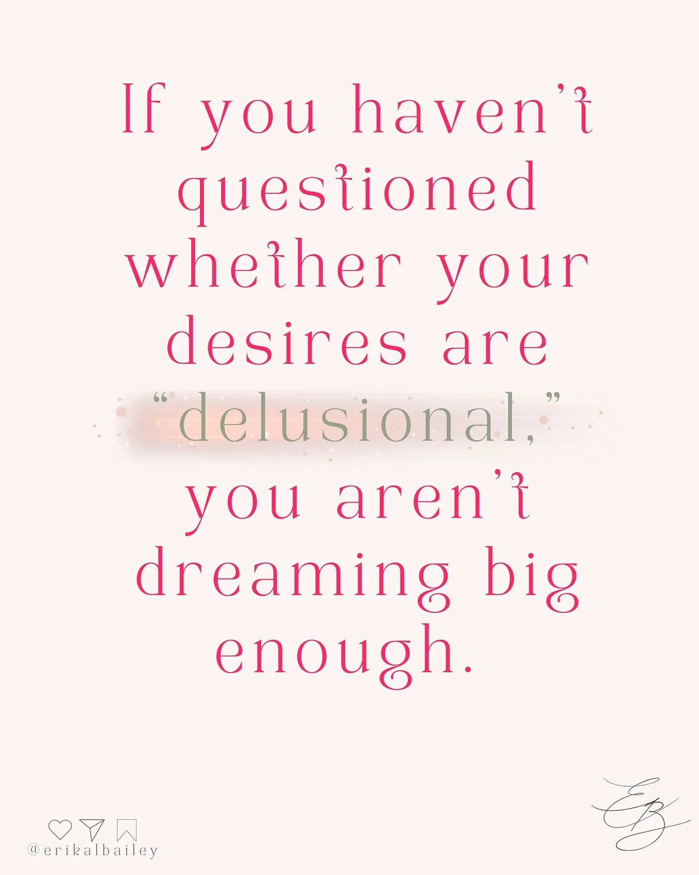 It&rsquo;ll be delusion for me all the way thanks 💁🏼&zwj;♀️ 

#QuantumBusiness #EmbodiedSuccess #WomenWhoLead #FeminineEmpire #SoulAlignedBusiness #CoachingEmpire #AlignedWealth #MagneticMarketing #RichWomanEnergy #EmpoweredCEO #WomenWithEmpires #B