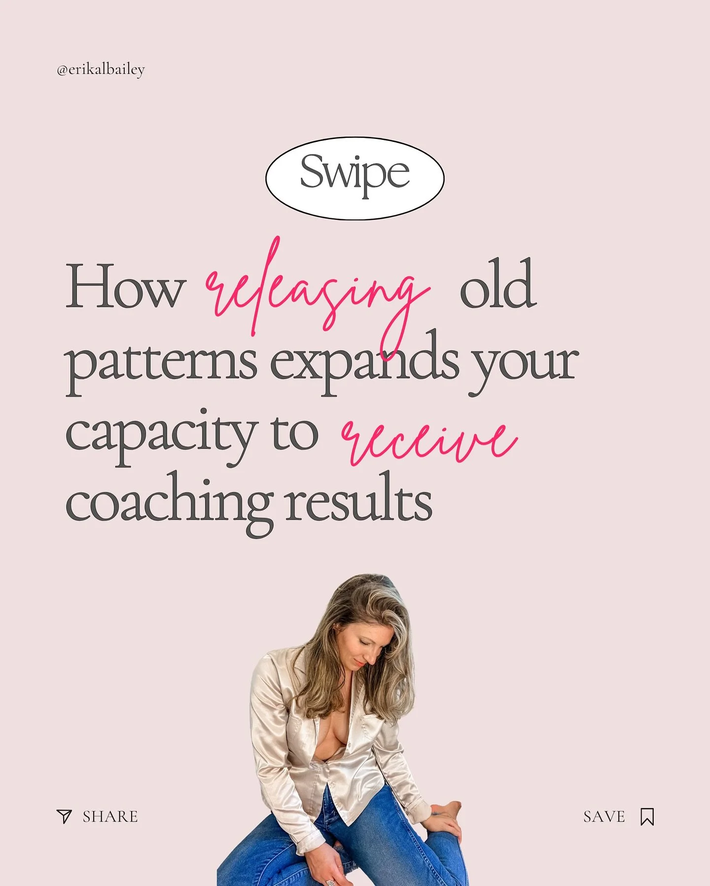 Most women think they need to work harder, think more positively, or push themselves into a new identity to finally create the results they want.

But the truth is simpler and far more powerful.

You cannot receive from a future version of yourself w