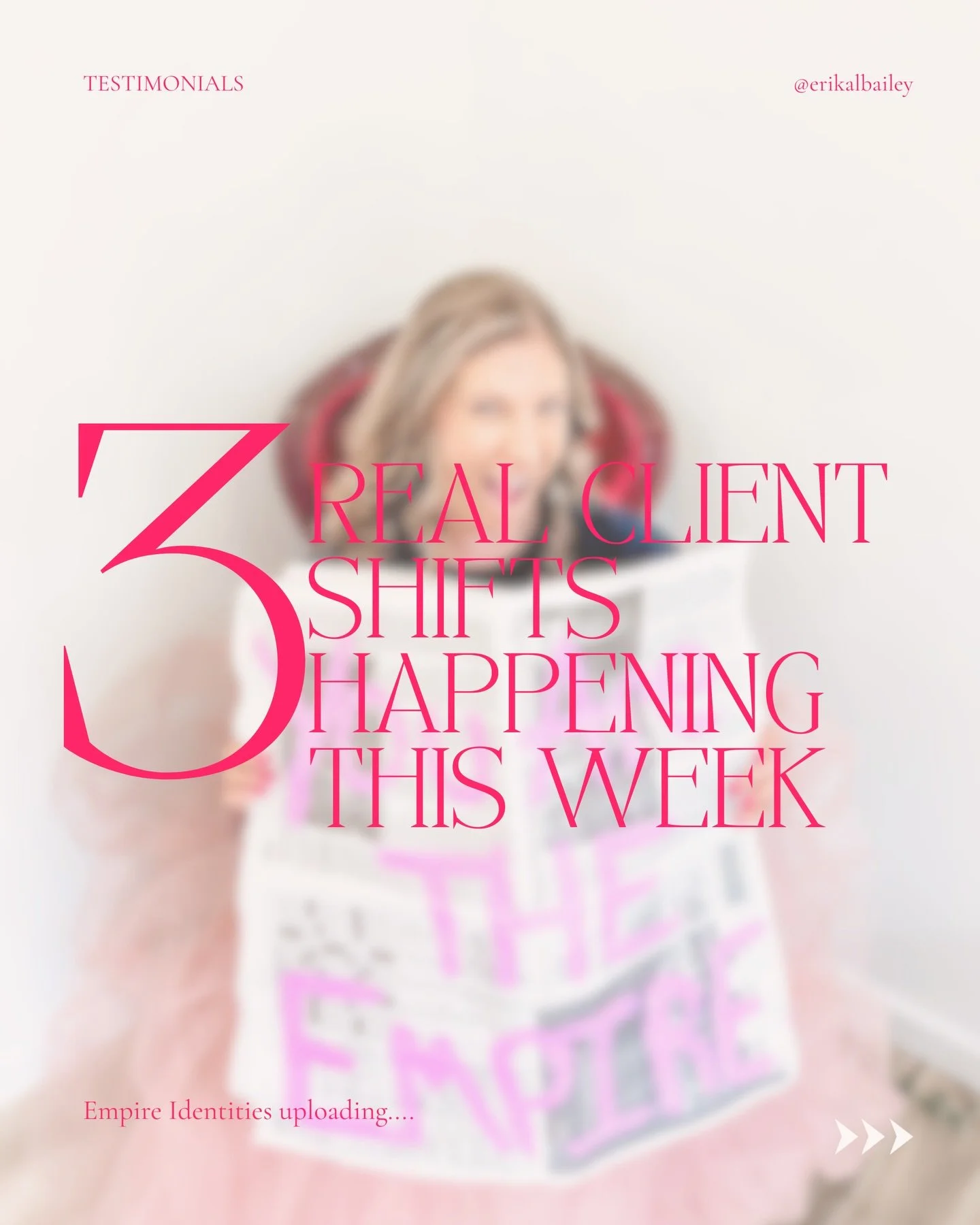 The excitement I feel for these transformations is just insane!!! 🤩

Every week I see women releasing identities, patterns, and stories they&rsquo;ve carried for years. And when those internal shifts happen, everything and I mean EVERYTHING changes!
