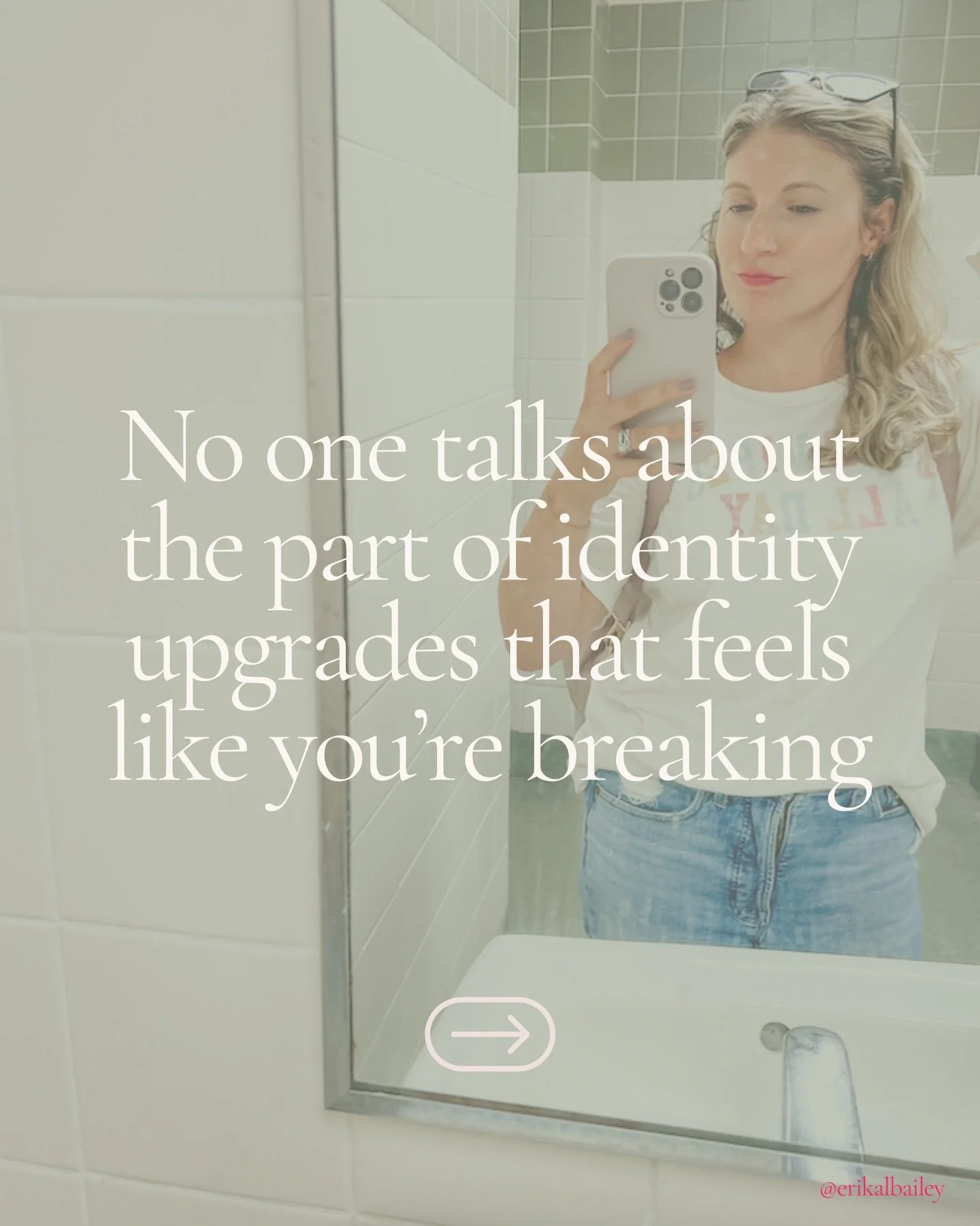 No one prepares you for the part of identity expansion
that feels like loss.

Before the up-level, there is grief.
Before the future self, there is a shedding.
Before the clarity, there is often silence.

This is the season where old identities stop 