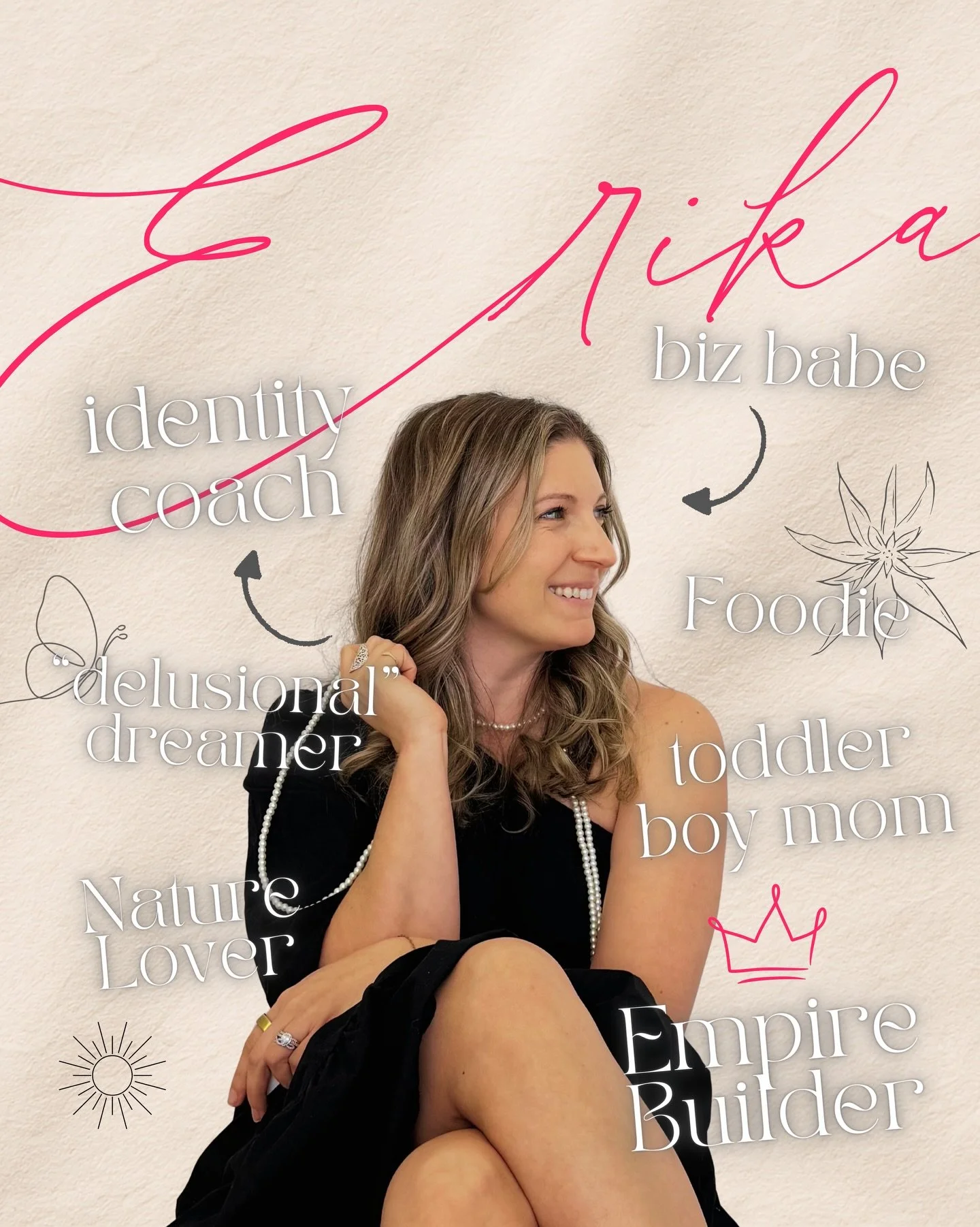 Hey! Let me re-introduce myself 💁🏼&zwj;♀️ 

I&rsquo;m Erika, 

An&hellip;

🔥Identity Coach 
  My passion in life is to help women who have been pushing harder, hustling, and questioning their self worth trying to get to their big dreams and goals.