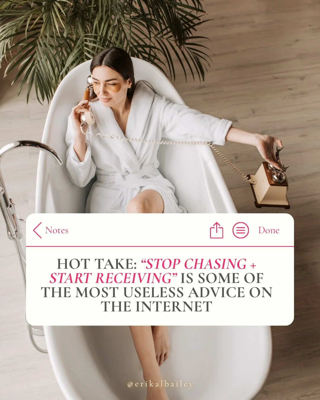 I am all about the receiving&mdash;but actually receiving like you&rsquo;ve got to dig under some deep shit to get there 

Especially if you&rsquo;ve lived your life as the ambitious girl boss who has done&hellip;well everything 

You&rsquo;ve probab