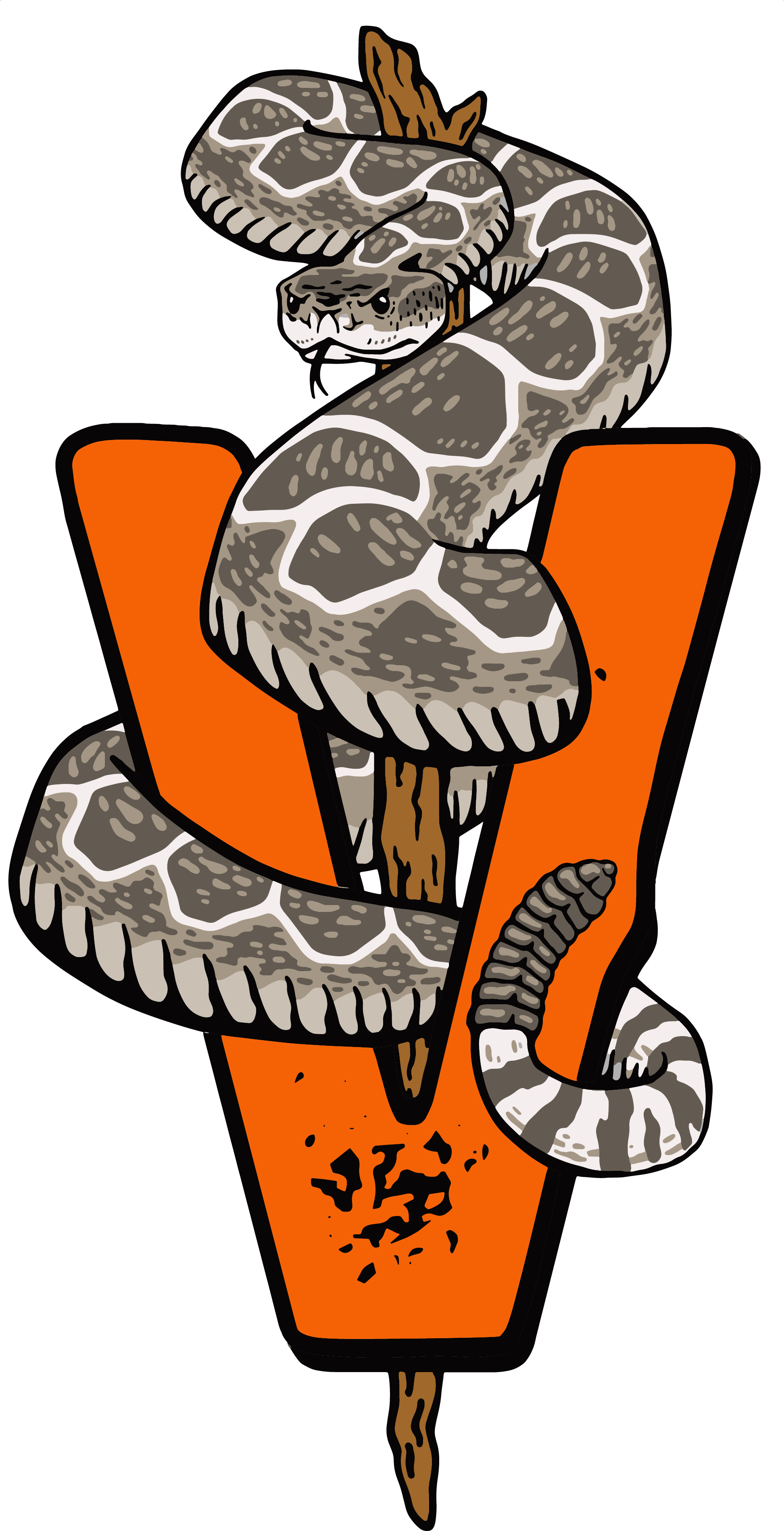 the hunt.vet take on the staff of asclepius with rattlesnake