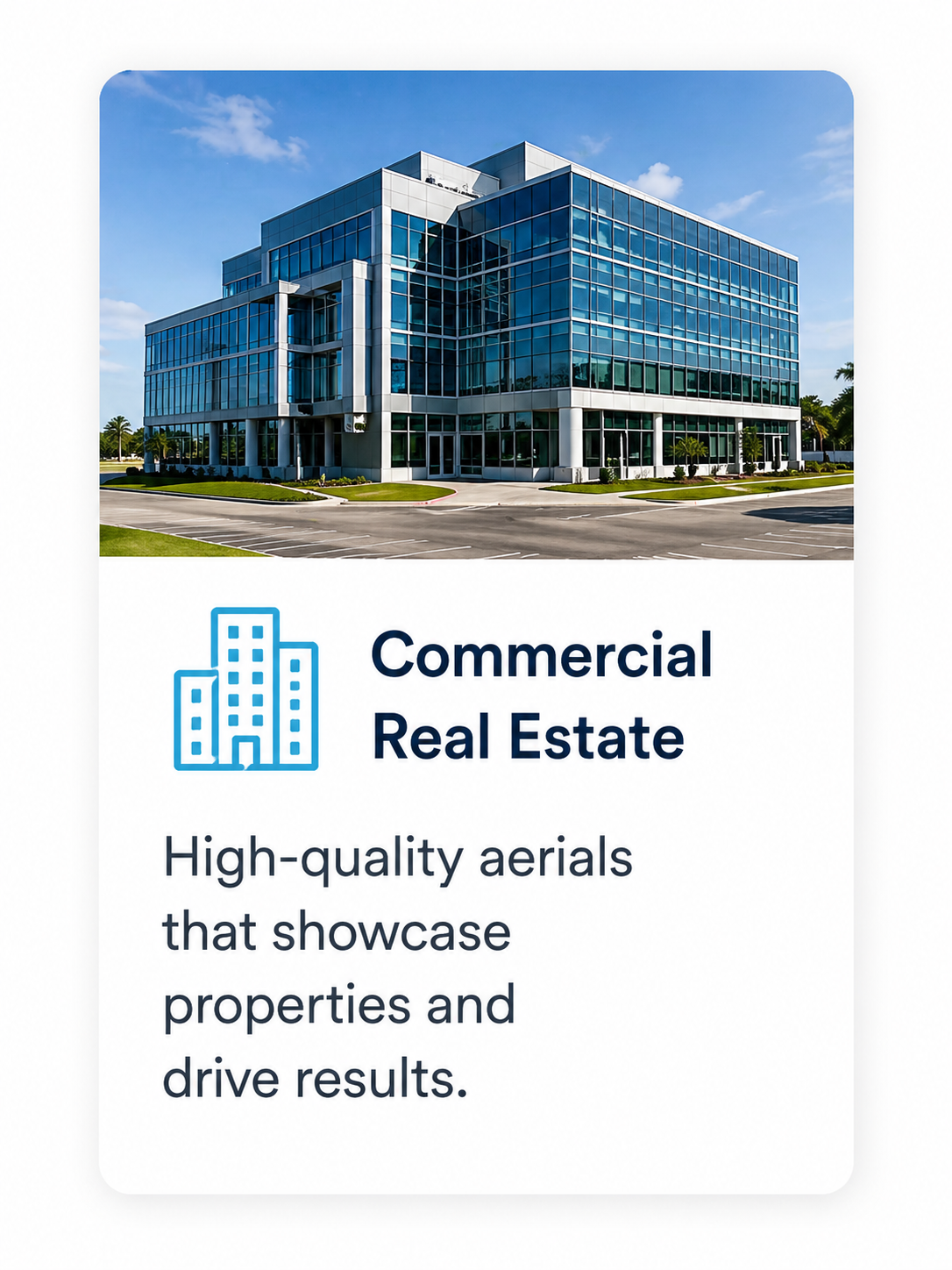 Professional drone services including commercial real estate, construction progress, legal support, infrastructure inspections, cell tower inspections, and aerial videography.