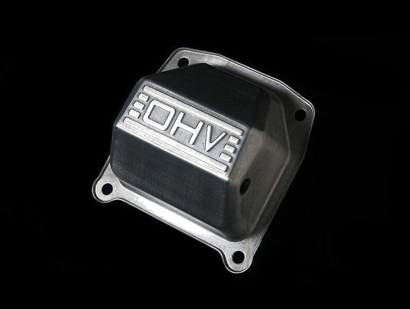 Valve Cover, Draw Formed With Coined Detail, 19 gauge, 5" x 5", Aluminized Steel