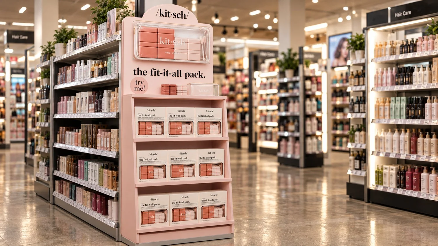 Proposed endcap with boxed sets and try-me