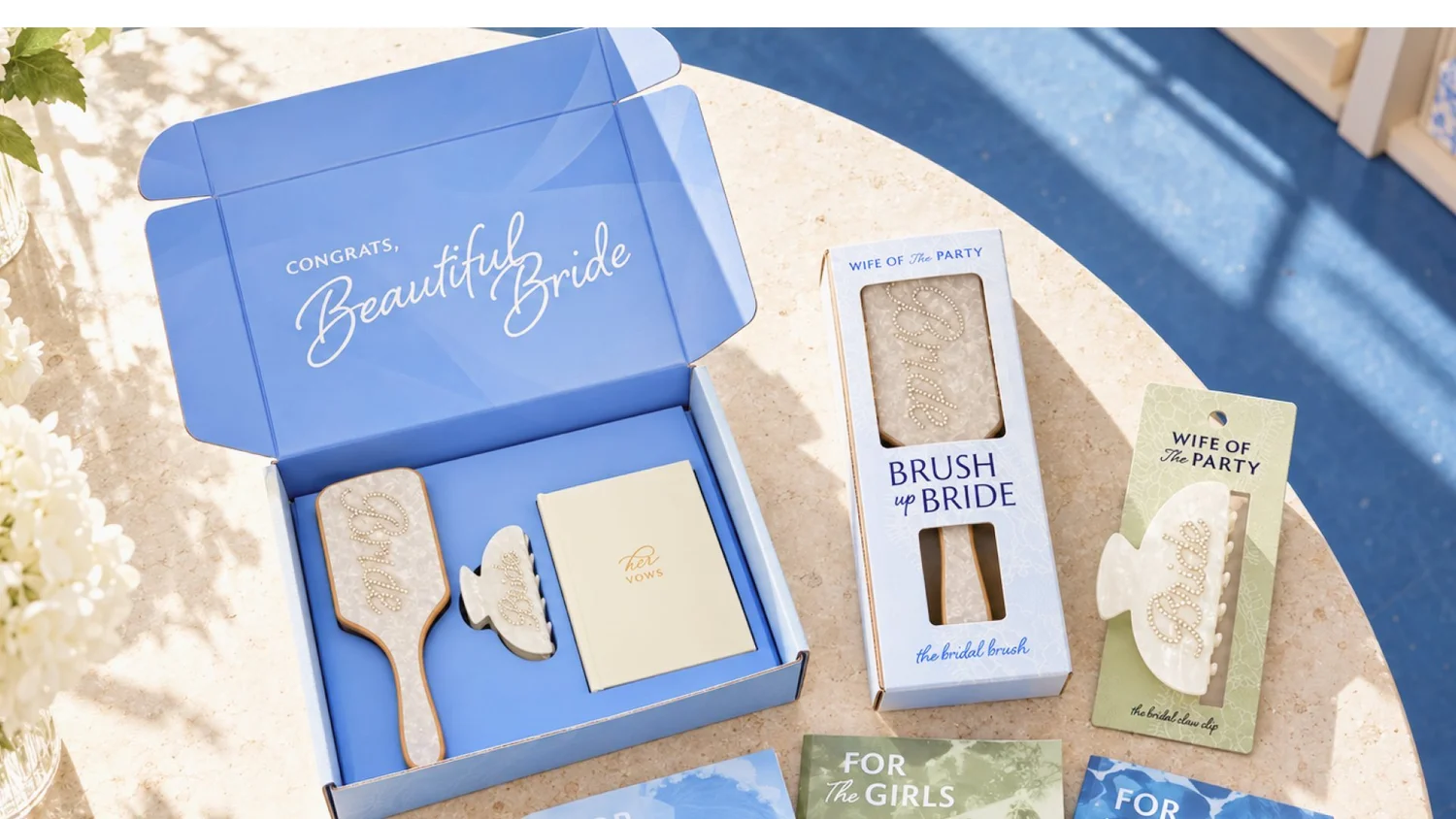 Bridal gift packaging as a collection