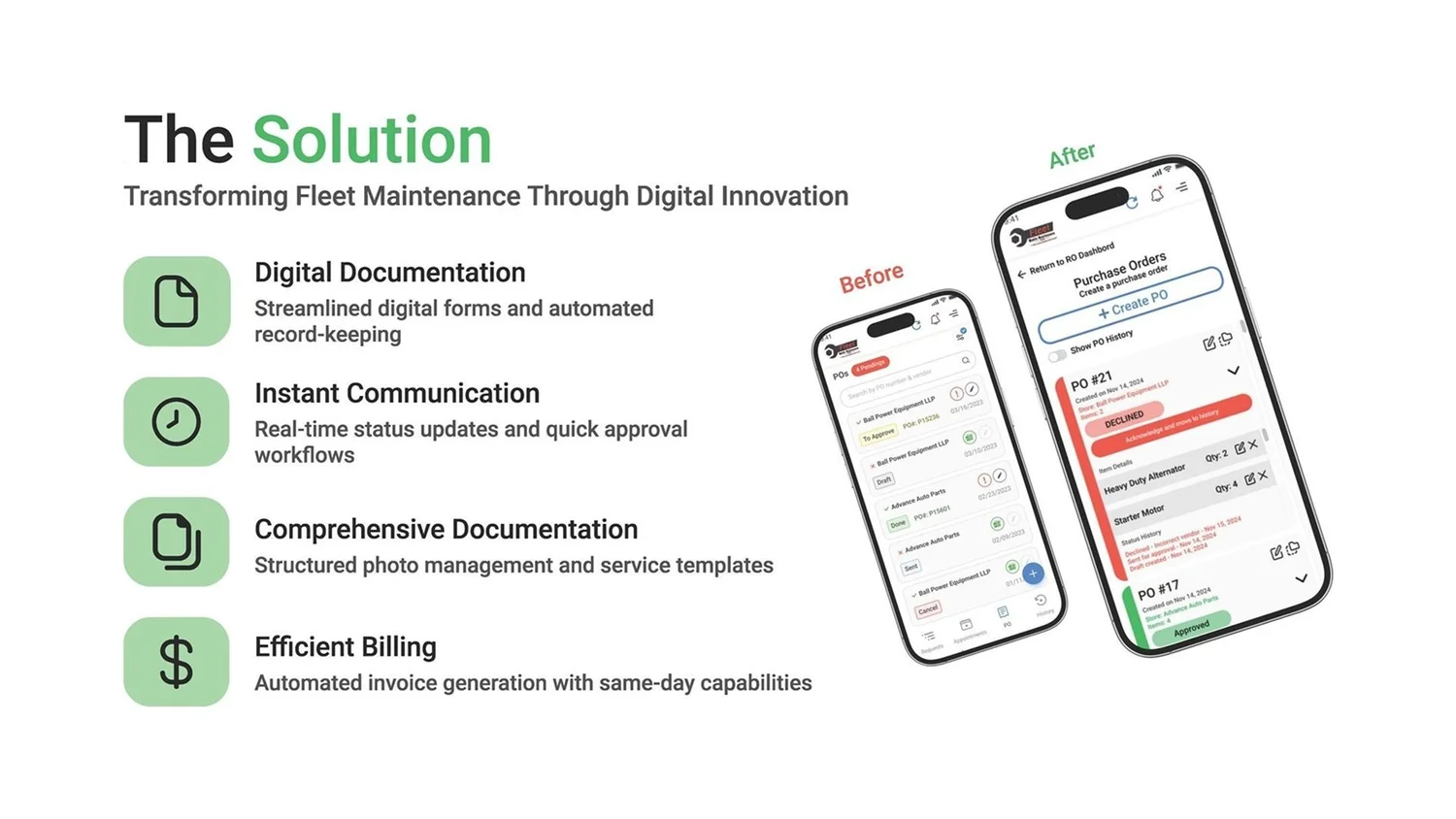Redesign goals for documentation and billing