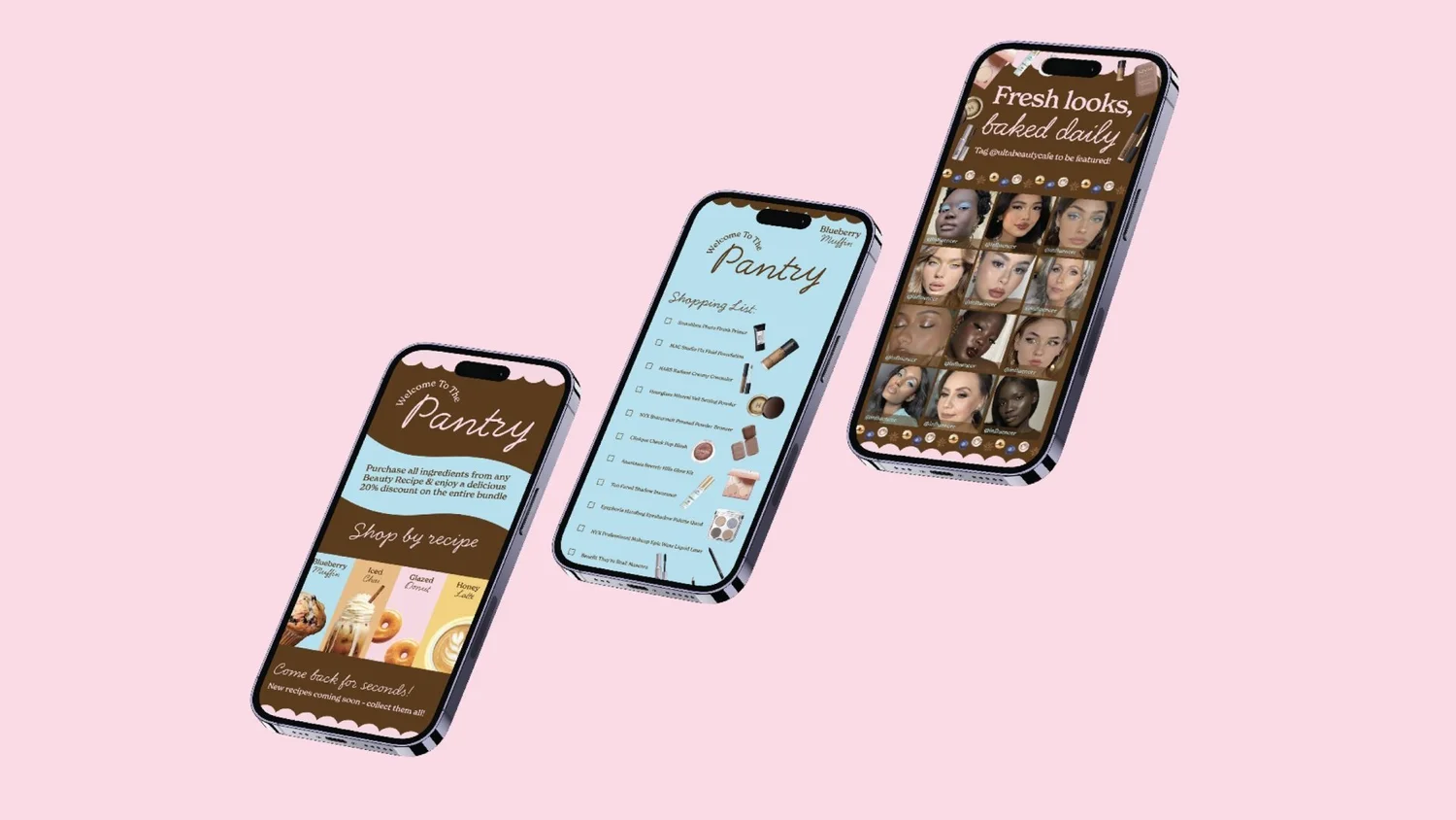 Pantry: add products, view Fresh Looks