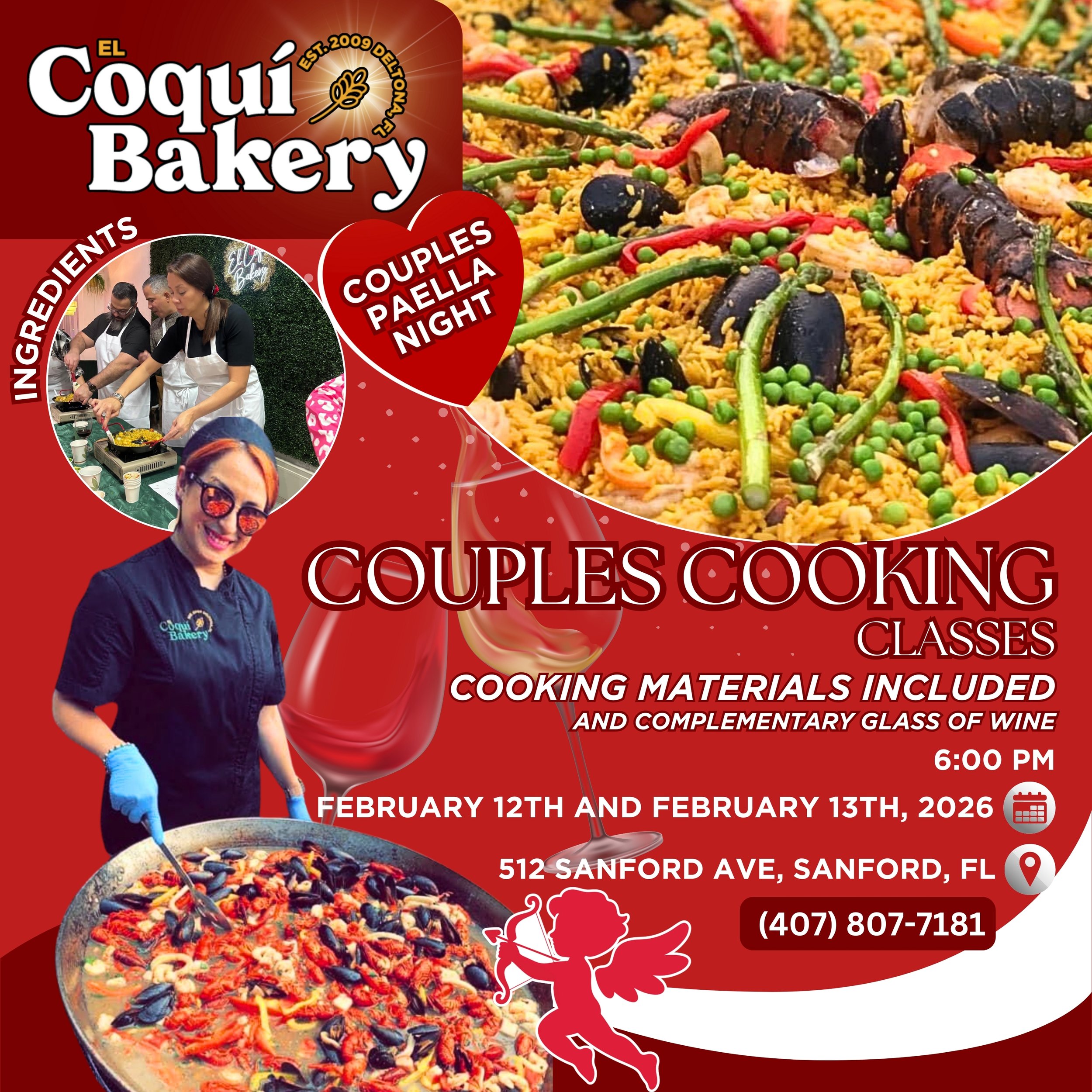 El Coqui Couples Cooking Classes (FEB 13th)