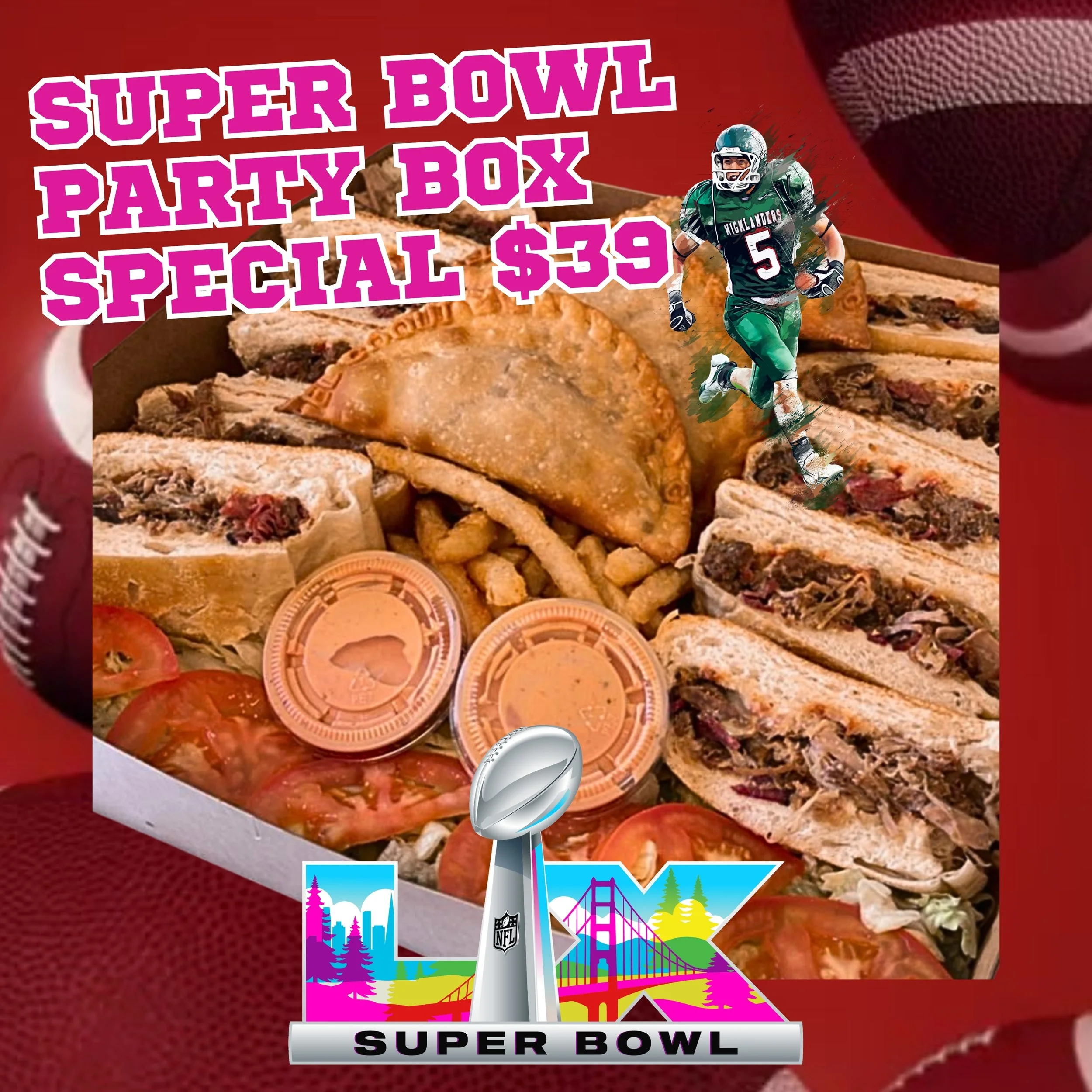 El Coqui - Super Bowl Party Box