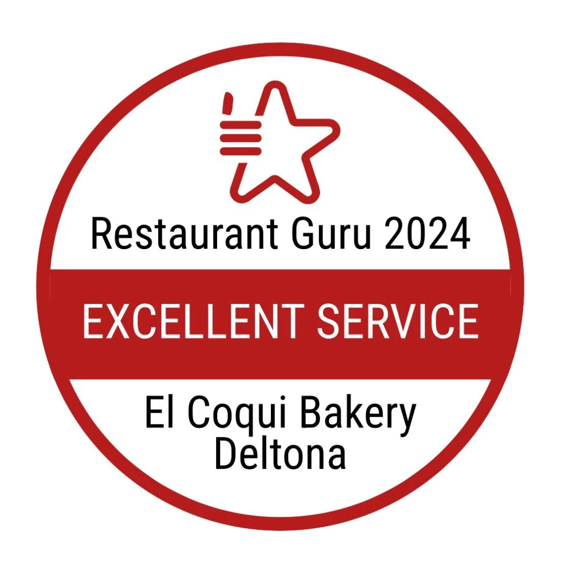 Restaurant Guru 2024 award badge