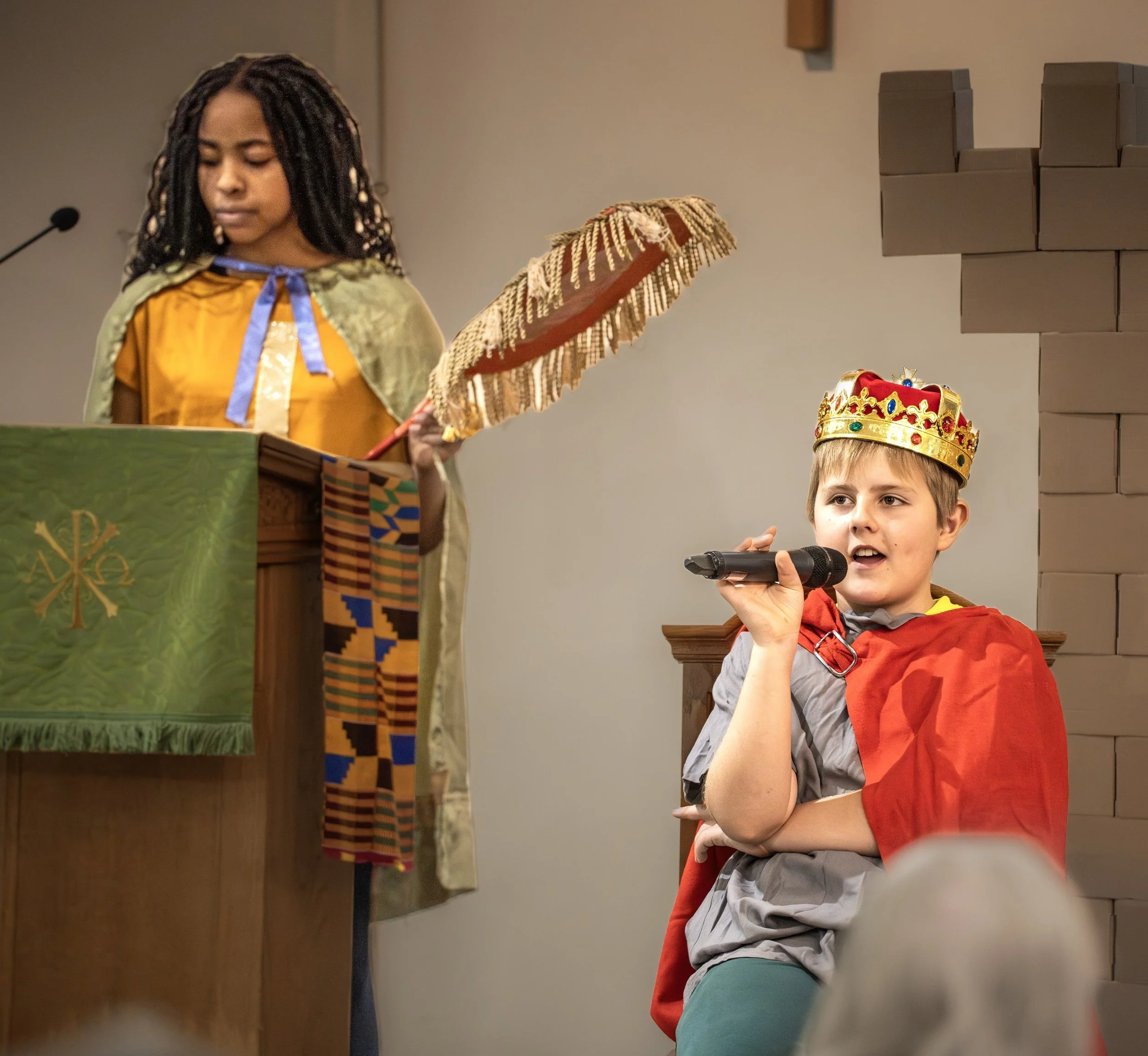 King Herod and his court in our Nativity Play (Dec 2025)