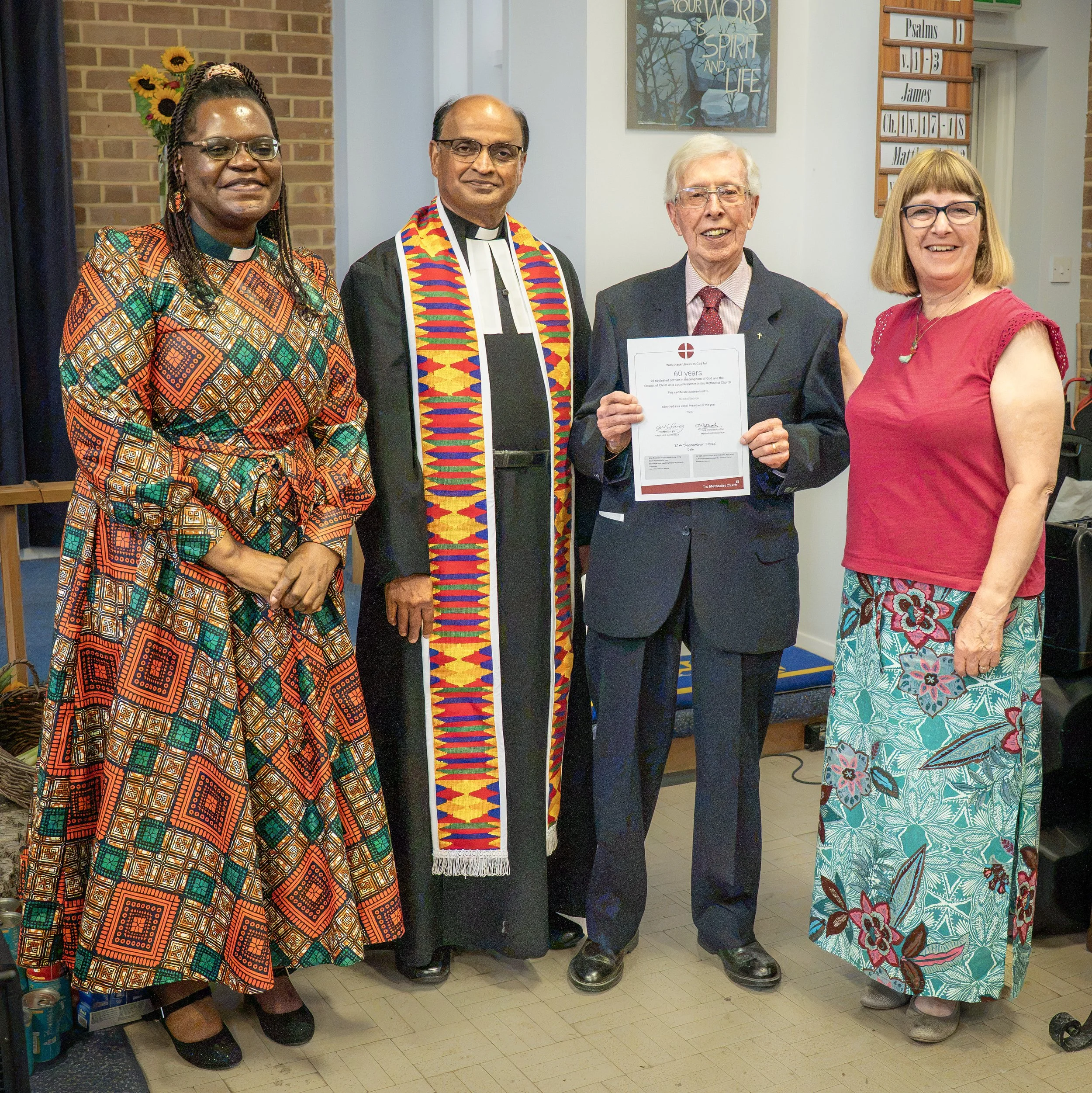 Celebrating 60 years of Richard's local preaching (Sep 2026)