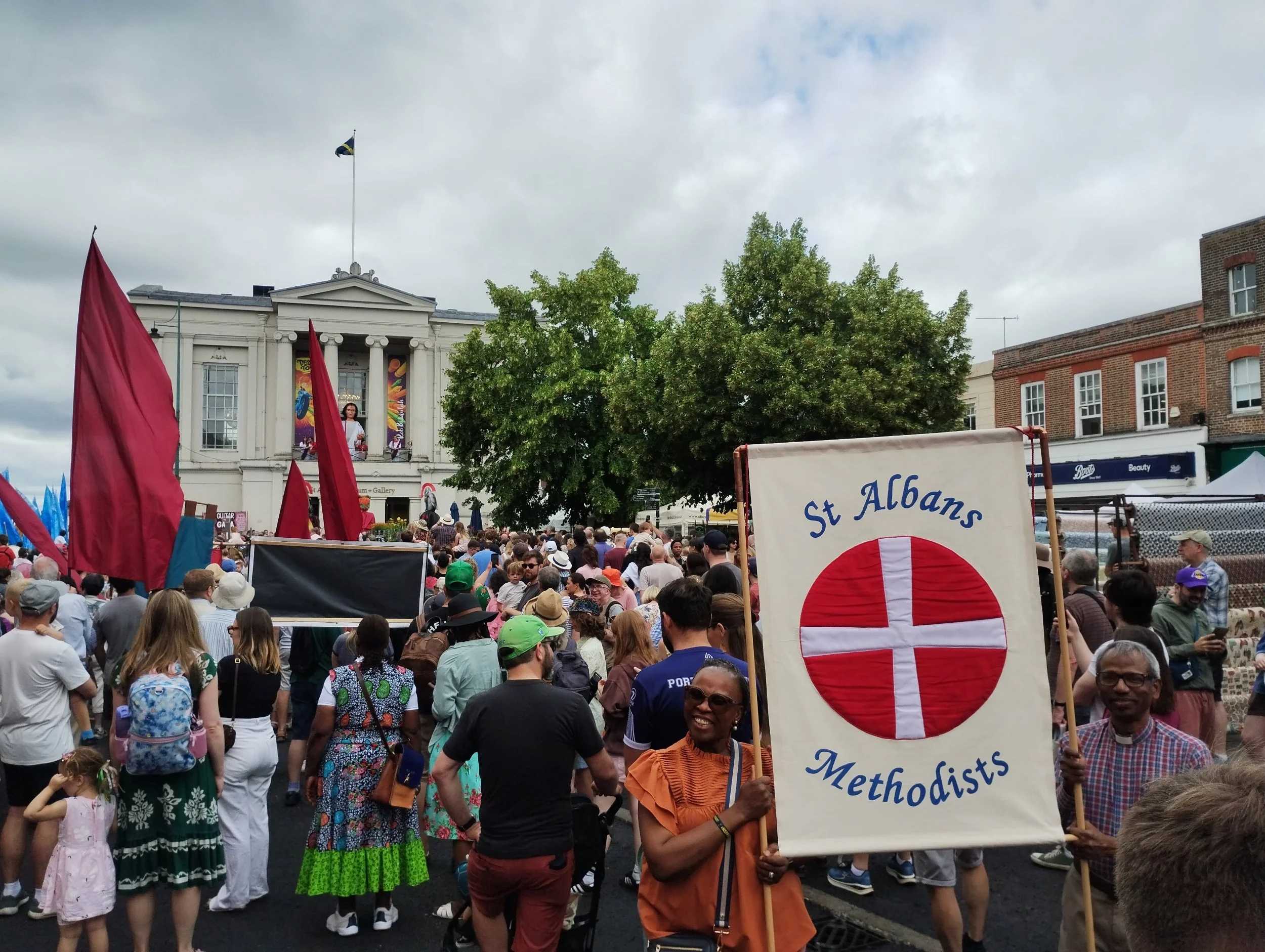 St Albans Methodists taking part in the parage