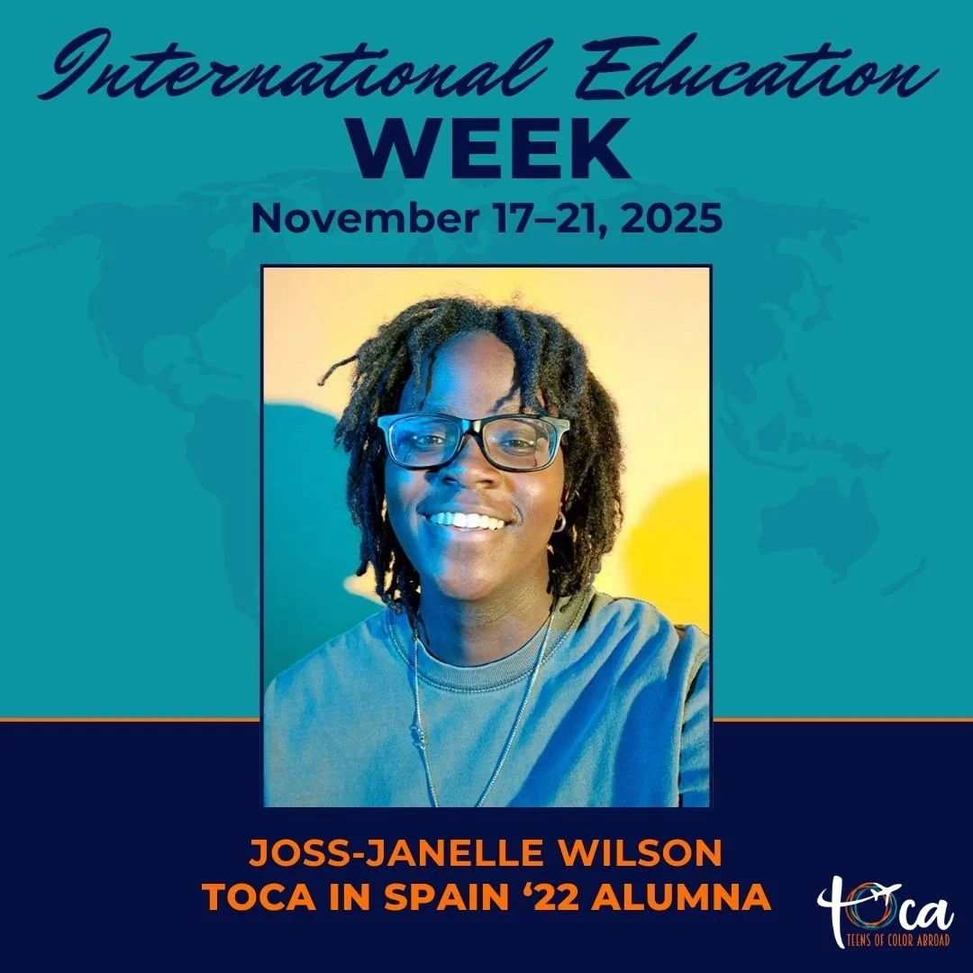 We are wrapping up our #IEW2025 alumni spotlight series with the amazing Joss-Janelle Wilson ✨

Joss studied abroad with TOCA on our first trip to Seville in 2022 and the experience reshaped how she sees the world. 🇪🇸💙

Today she is a Visual Arts 