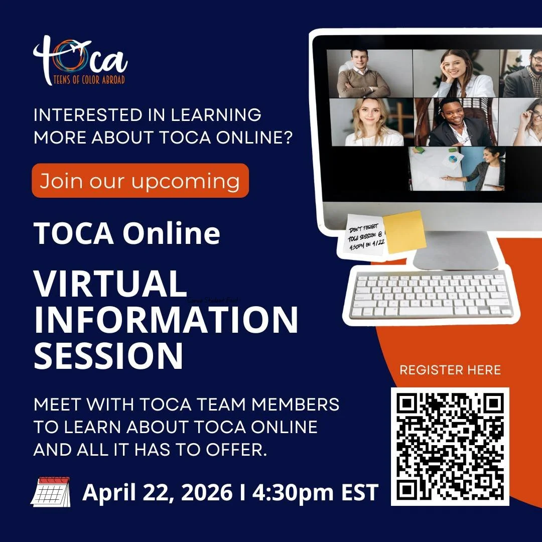 Whether you're a high school student interested in applying for TOCA Online, a parent seeking more information, or an educator hoping to share this opportunity with your network, this session will give you everything you need to know about our Summer