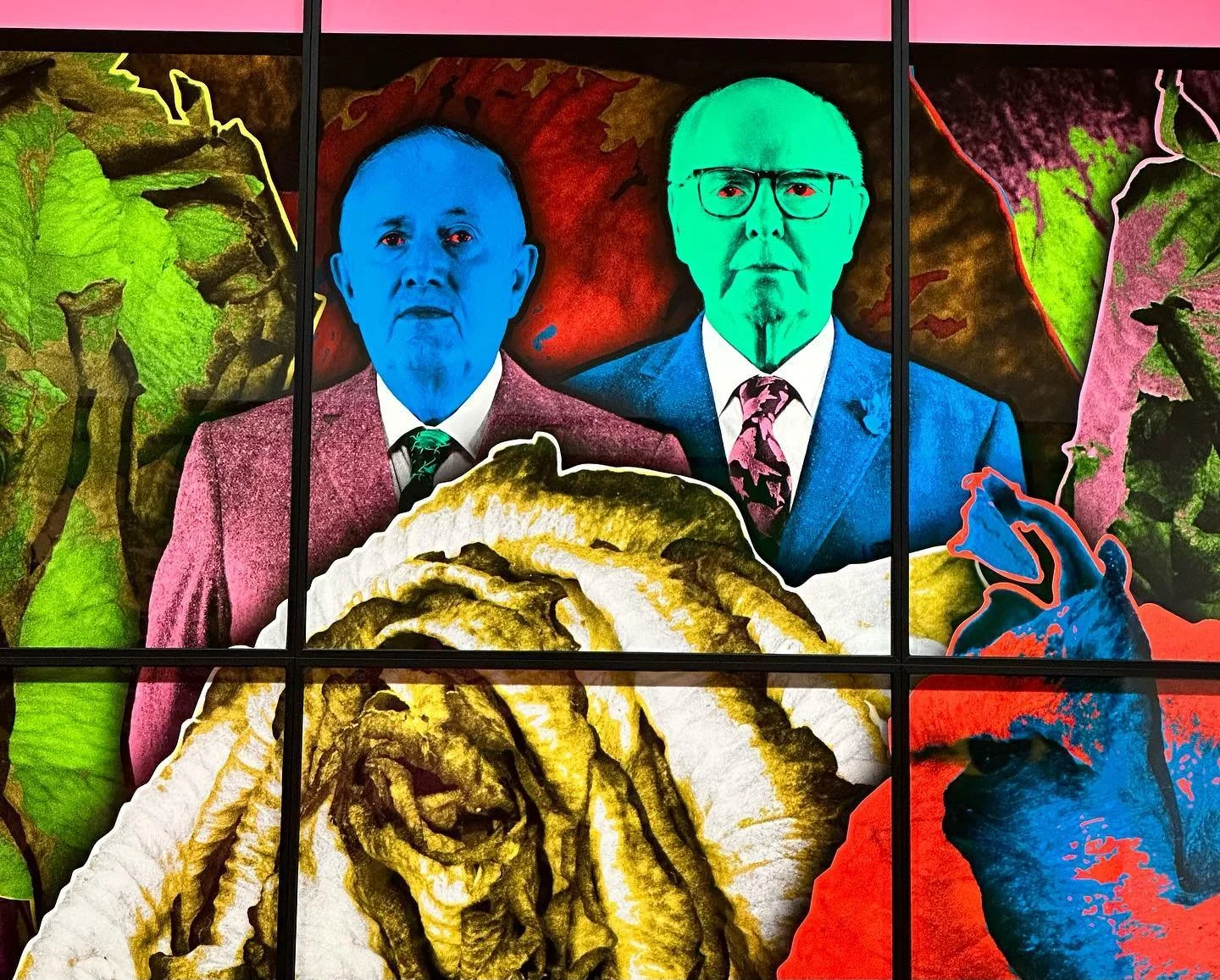 I popped to the Gilbert and George museum and it didn&rsquo;t disappoint. I even had a chat with the stars of the show! #gilbertandgeorge #gilbertandgeorgeexhibition #gilbertandgeorgethegreatexhibition #london #bricklane #streetarteverywhere #shoredi