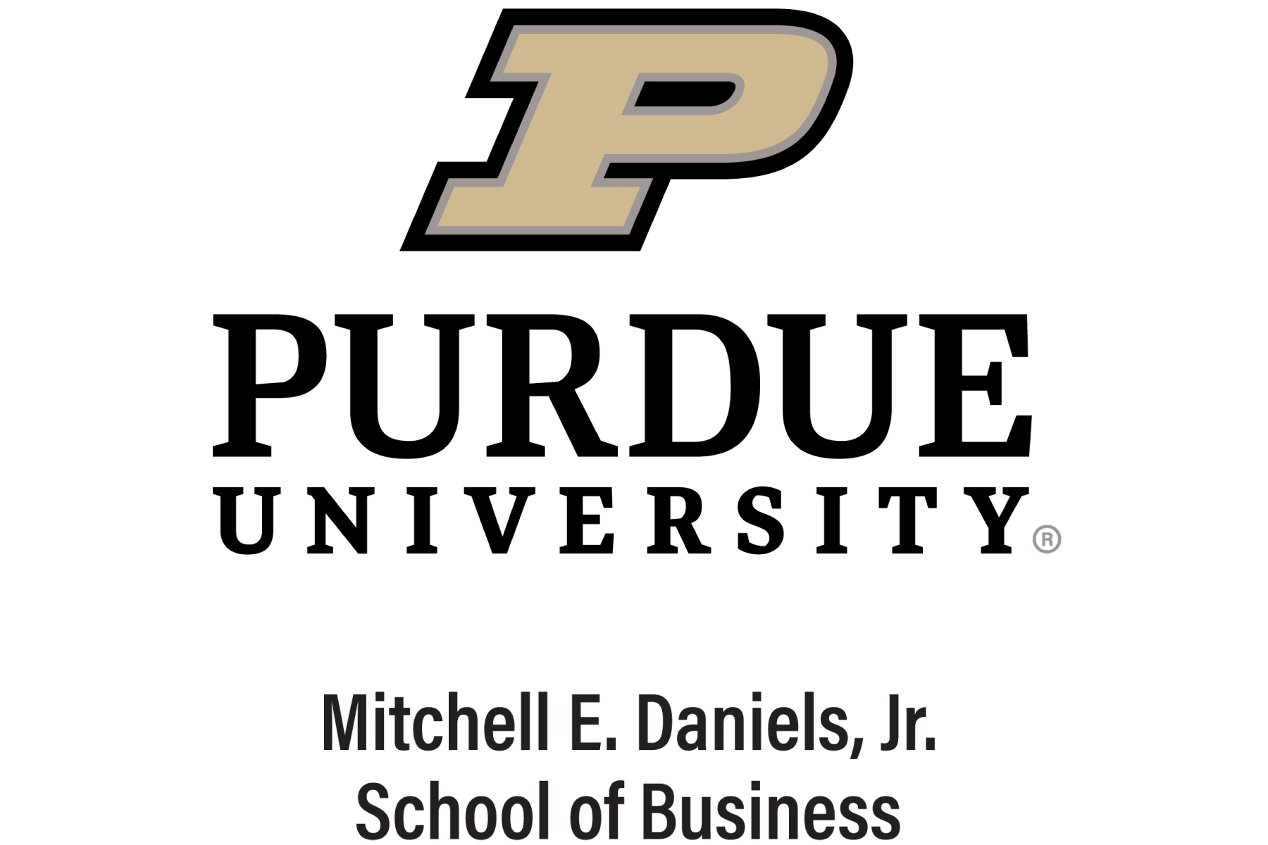 Purdue University Mitch Daniels School of Business logo