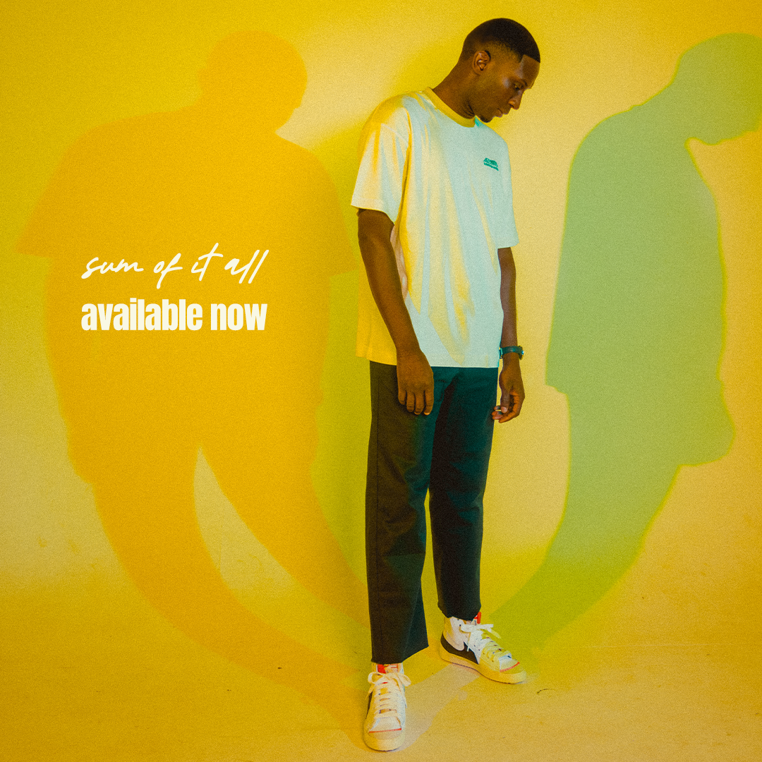 Promo graphic of Jameil Walls' music single, "Sum of It All"
