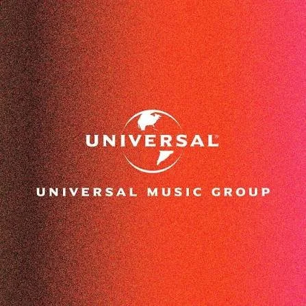 Universal Music Group logo on a gradient background