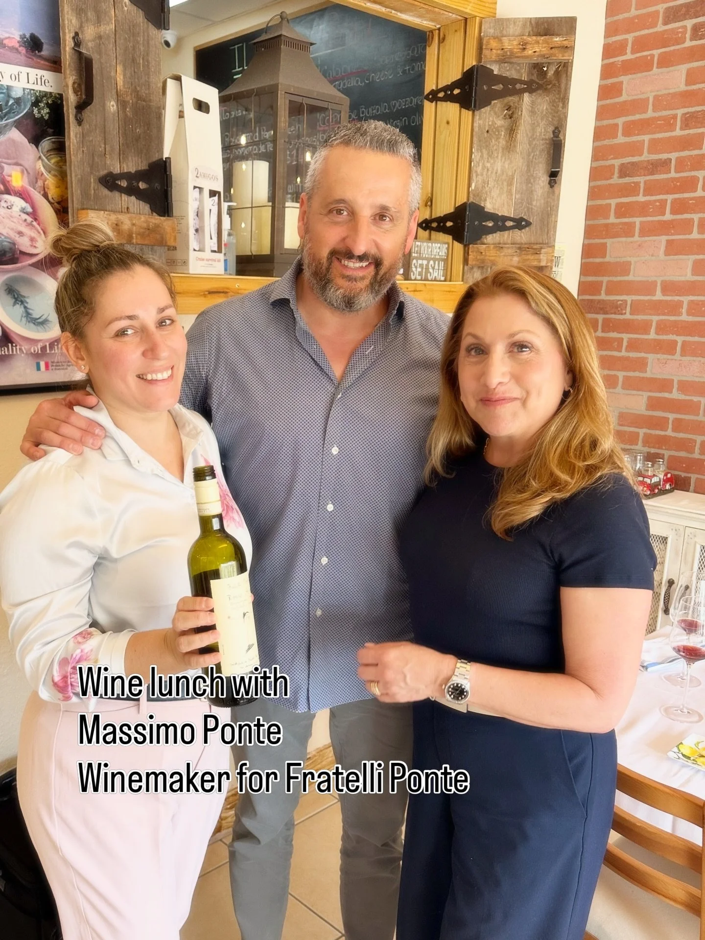 You don&rsquo;t really understand Italian wine&hellip; until every glass tells a completely different story.  And all of them pair perfectly with our meal. 

Thank you to @massimo.ponte winemaker of Fratelli Ponte portfolio. Seven wines that each hav