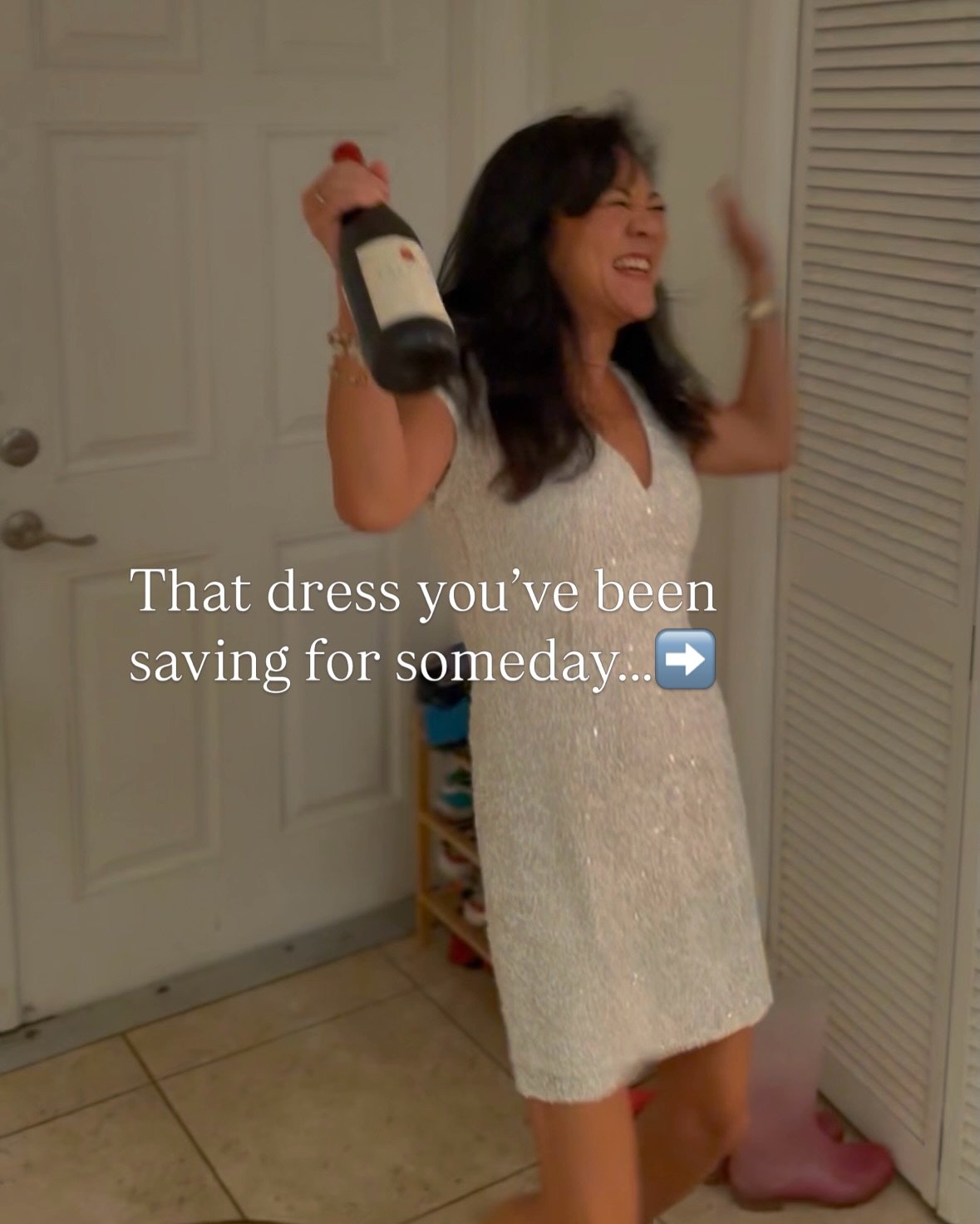 How we turned our monthly wine night into an occasion. We all have that outfit that sits in our closet with never the right event to wear it. So we made the event and what a night it was! 

Stop waiting for the right time to wear the dress and open t