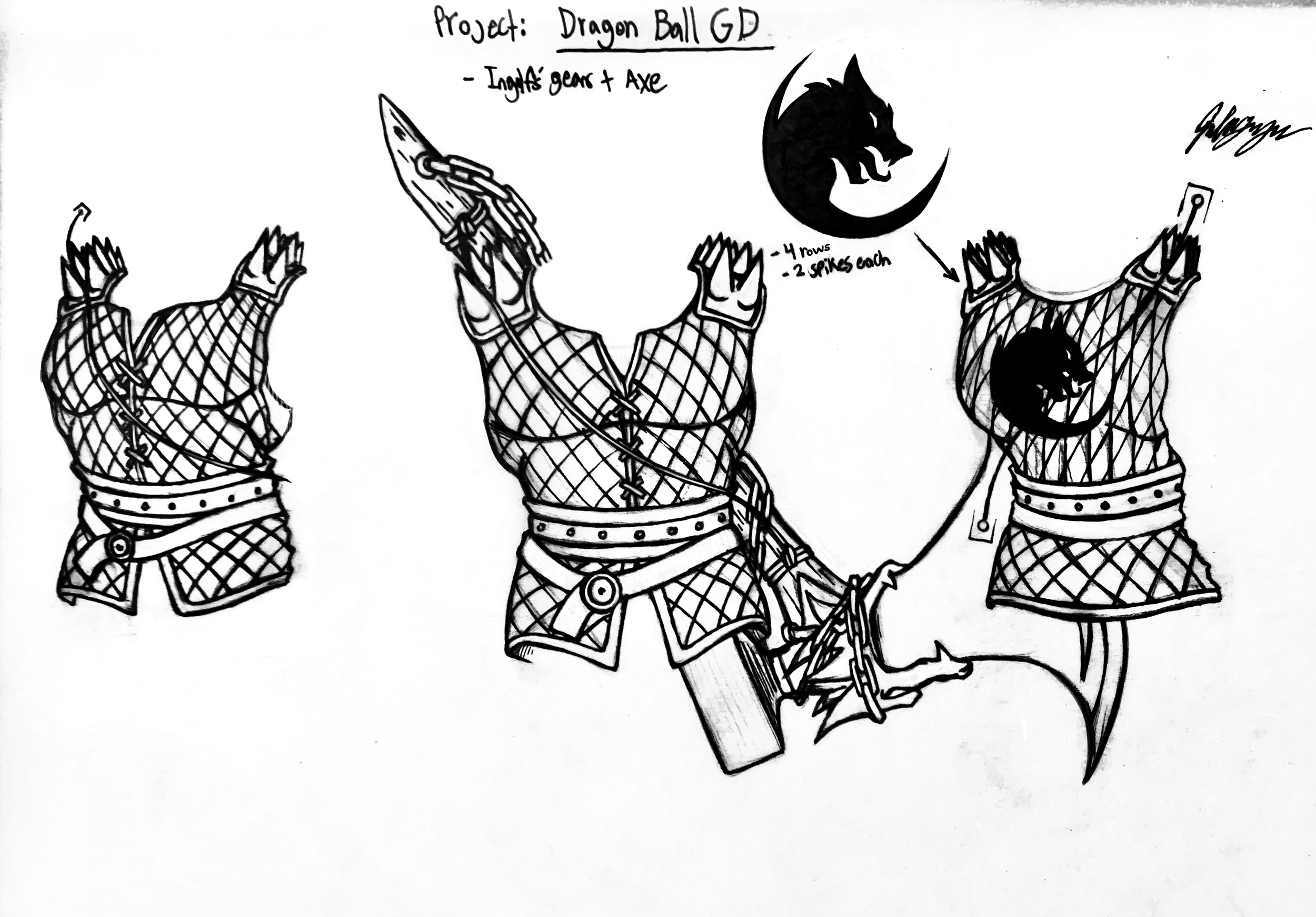 Ingolf's gear with Axe (Project DBGD)