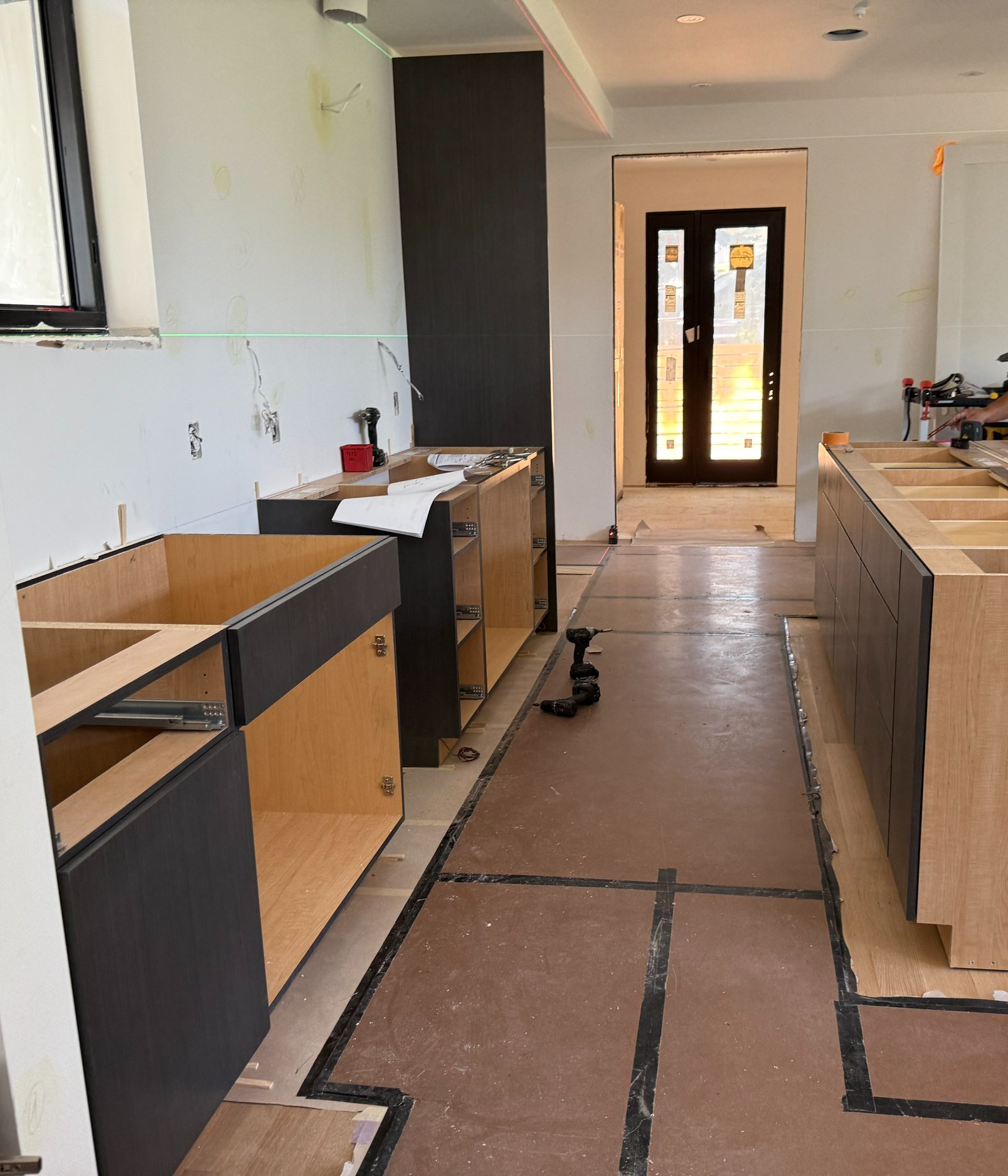 Organized and clean construction site demonstrating quality control and site safety standards