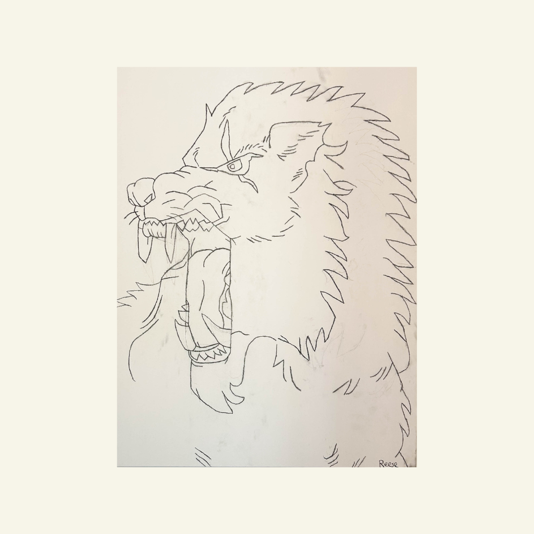 Angry Wolf by Reese Gould