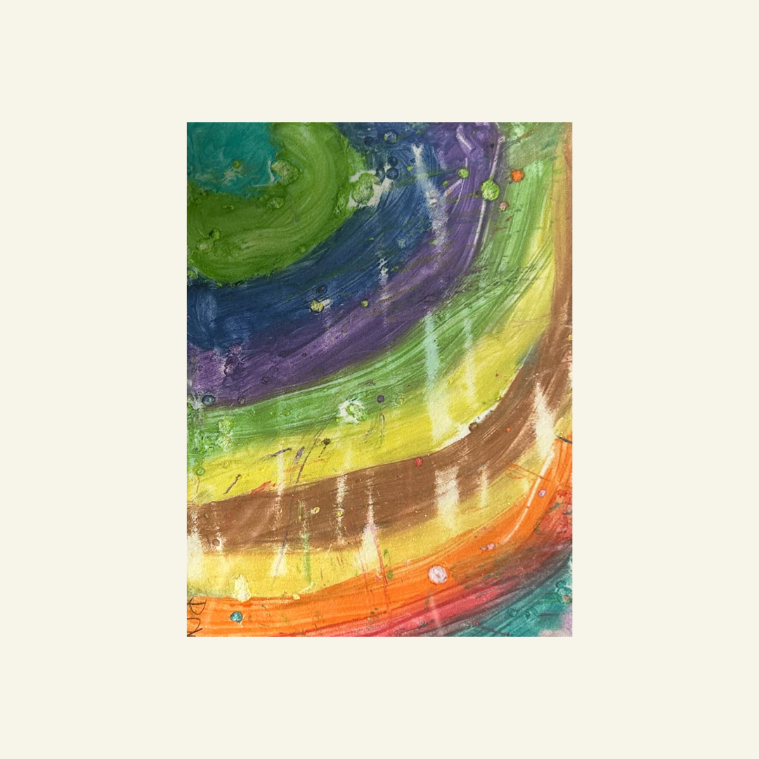 Monoprint IX by Rachel Frederick
