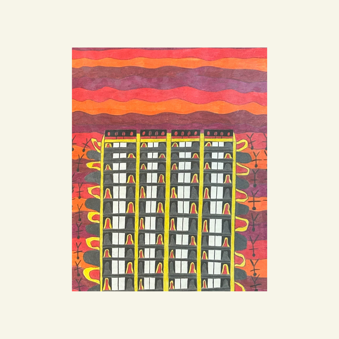 London's Grenfel Tower by Alec McKelvey