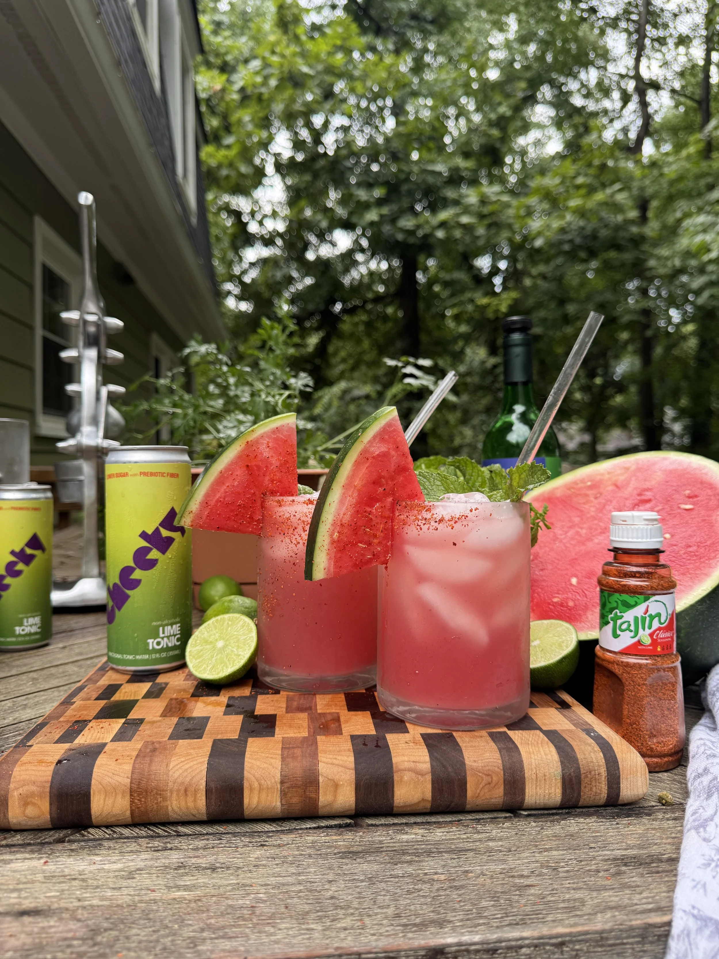 Watermelon Lime Spritzes