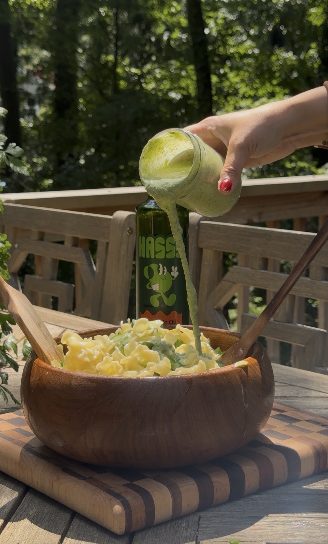 Green Goddess Pasta Salad