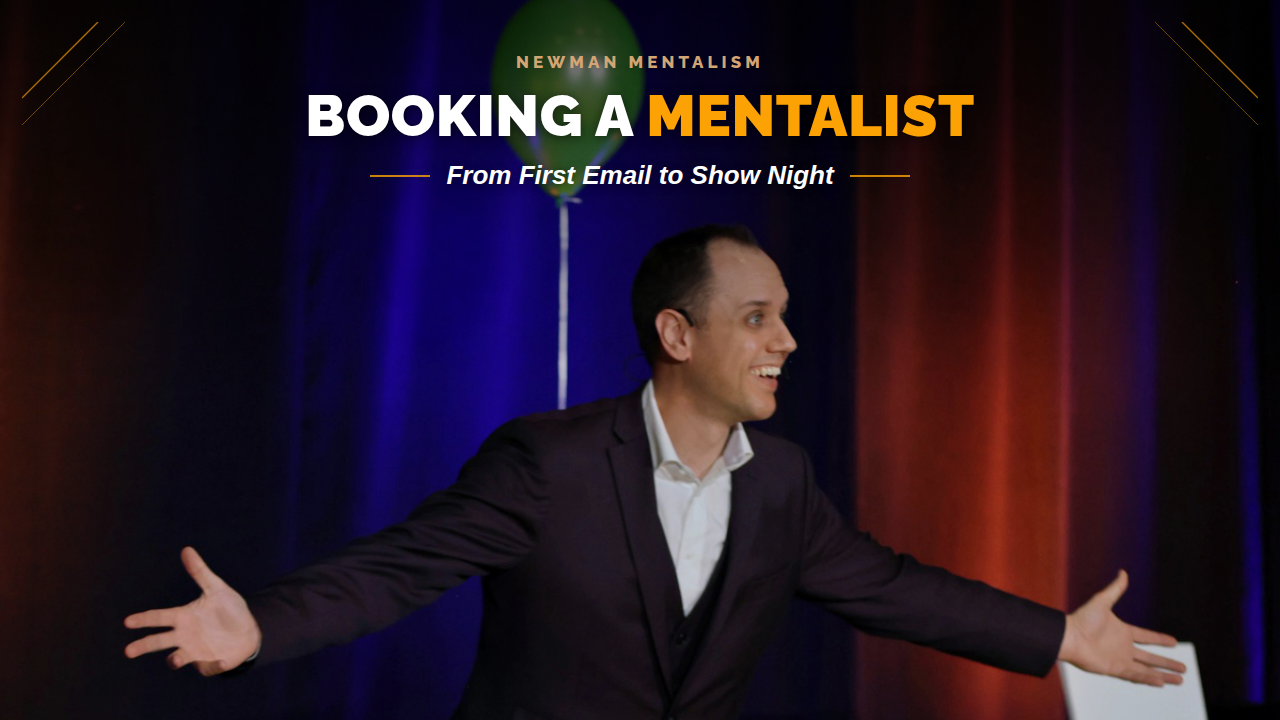 What It's Like to Book a Mentalist for Your Calgary Event: From First Email to Show Night