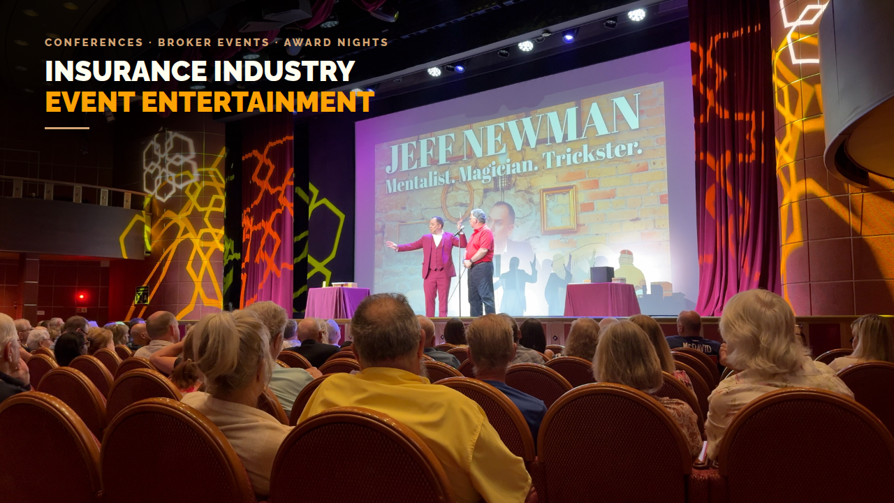 Insurance Industry Event Entertainment: Conferences, Broker Events, and Award Nights