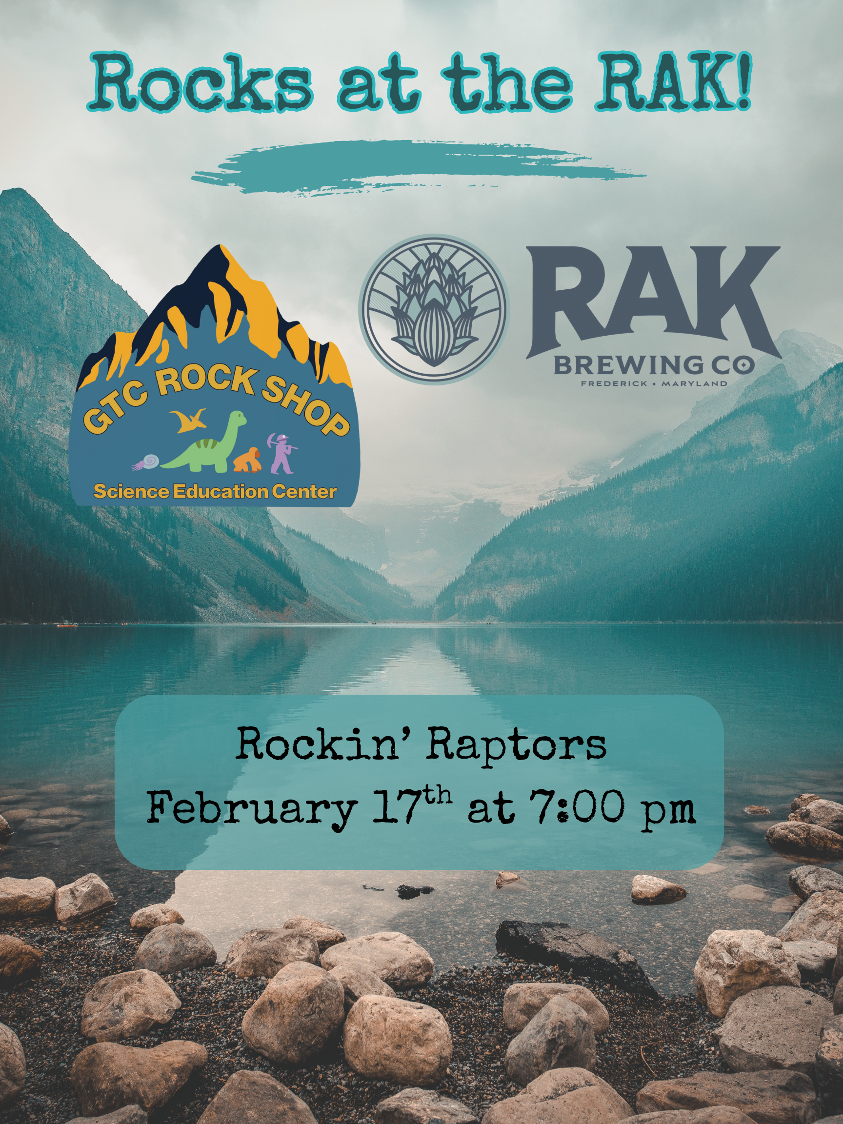 UPDATED! Rocks at the RAK - Rockin’ Raptors
