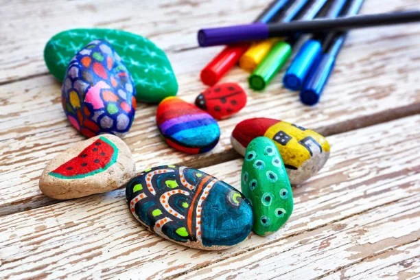 Rock Painting/ Paperweight- Father’s Day Craft
